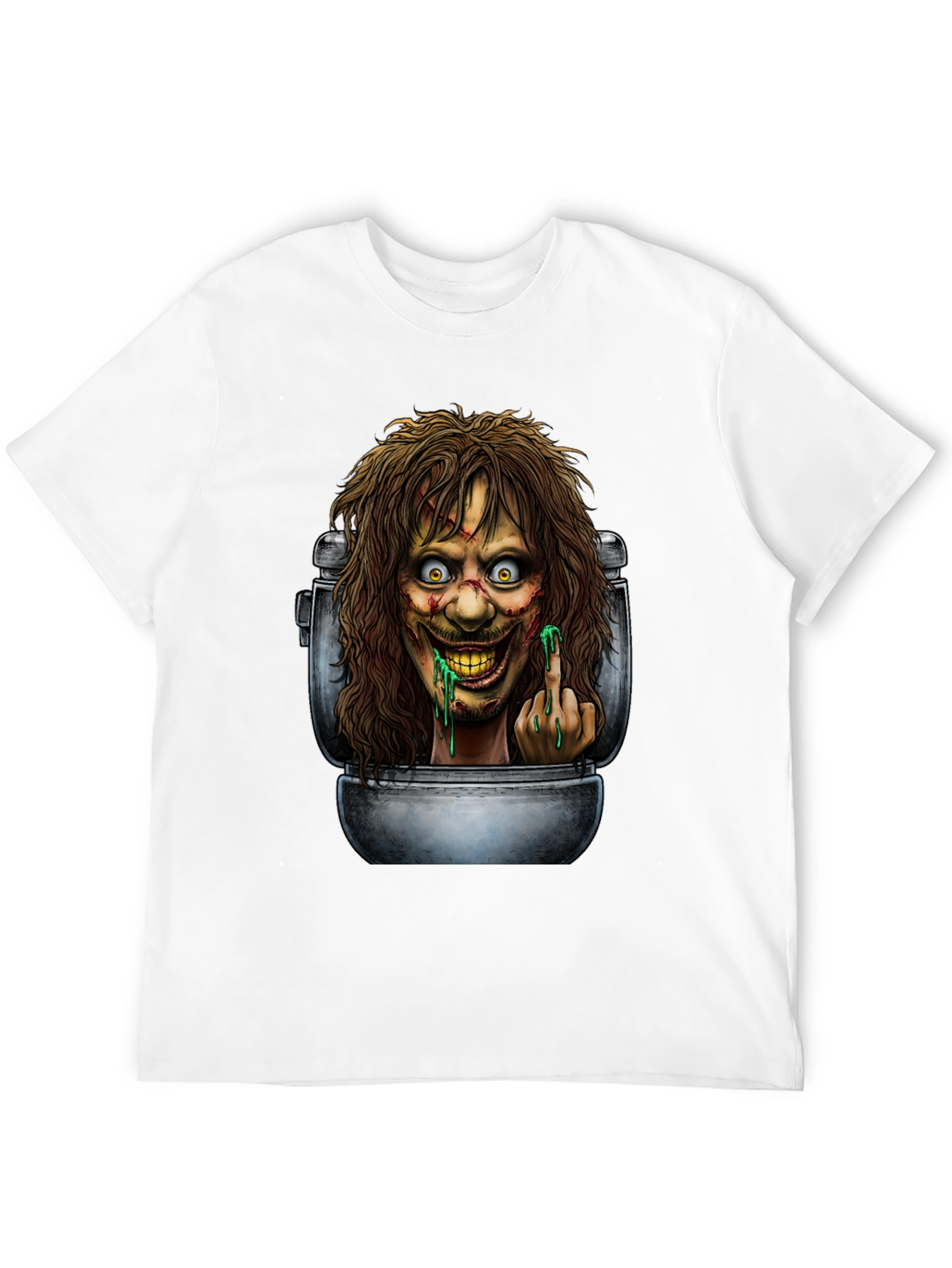 Toilet Monster Graphic Tee