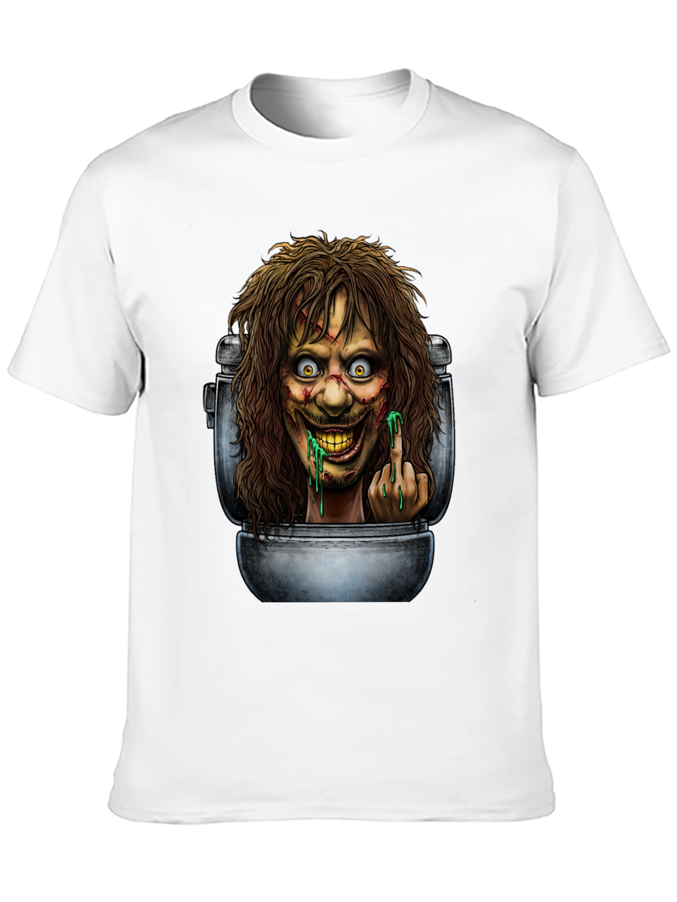 Toilet Monster Graphic Tee