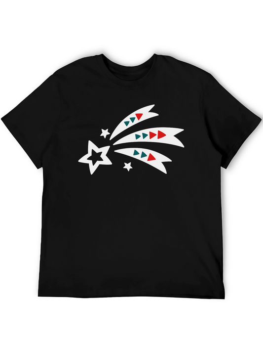 Festive Shooting Star Black Tee