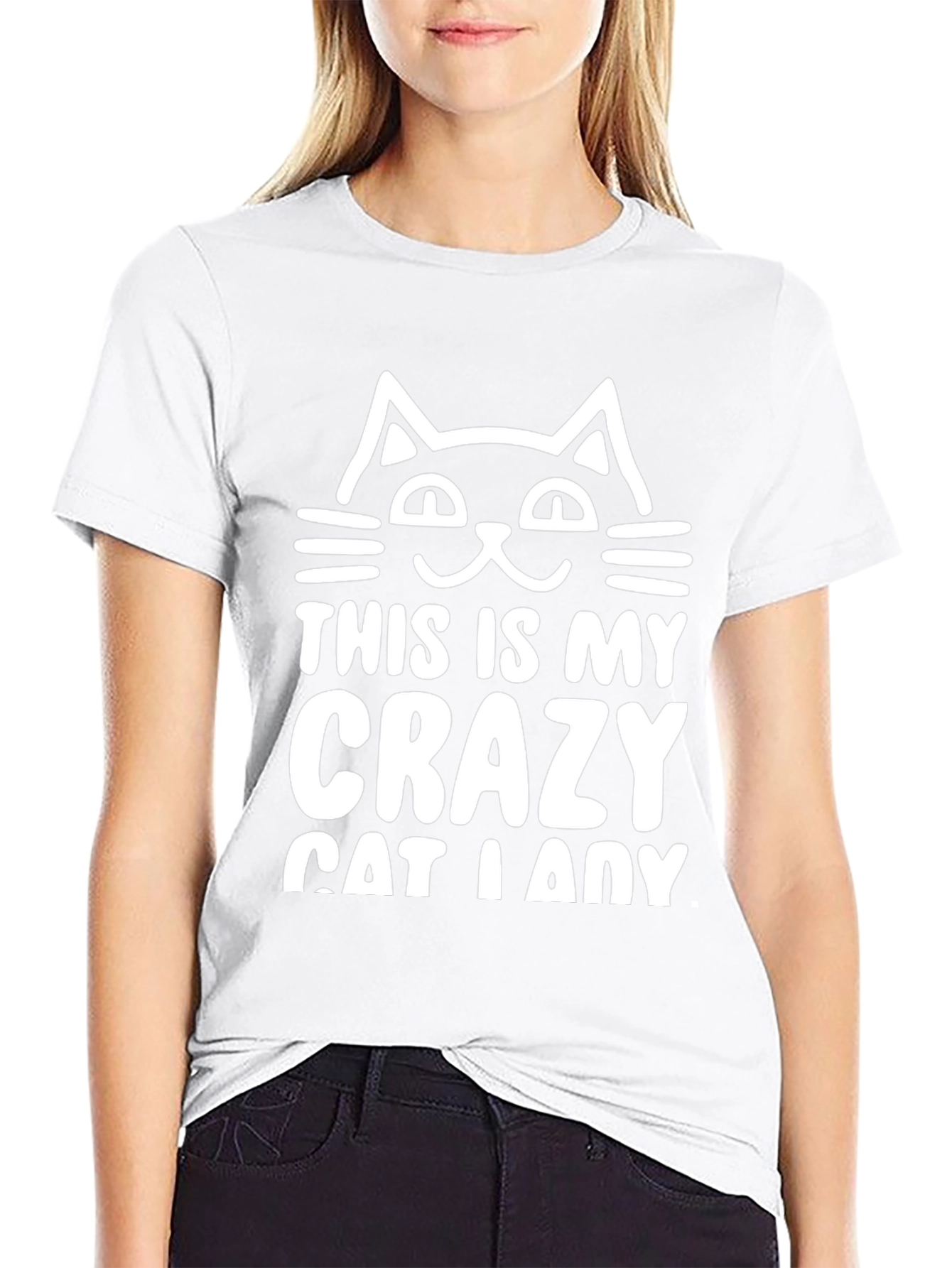 Crazy Cat Lady T-Shirt - Novelty Tee