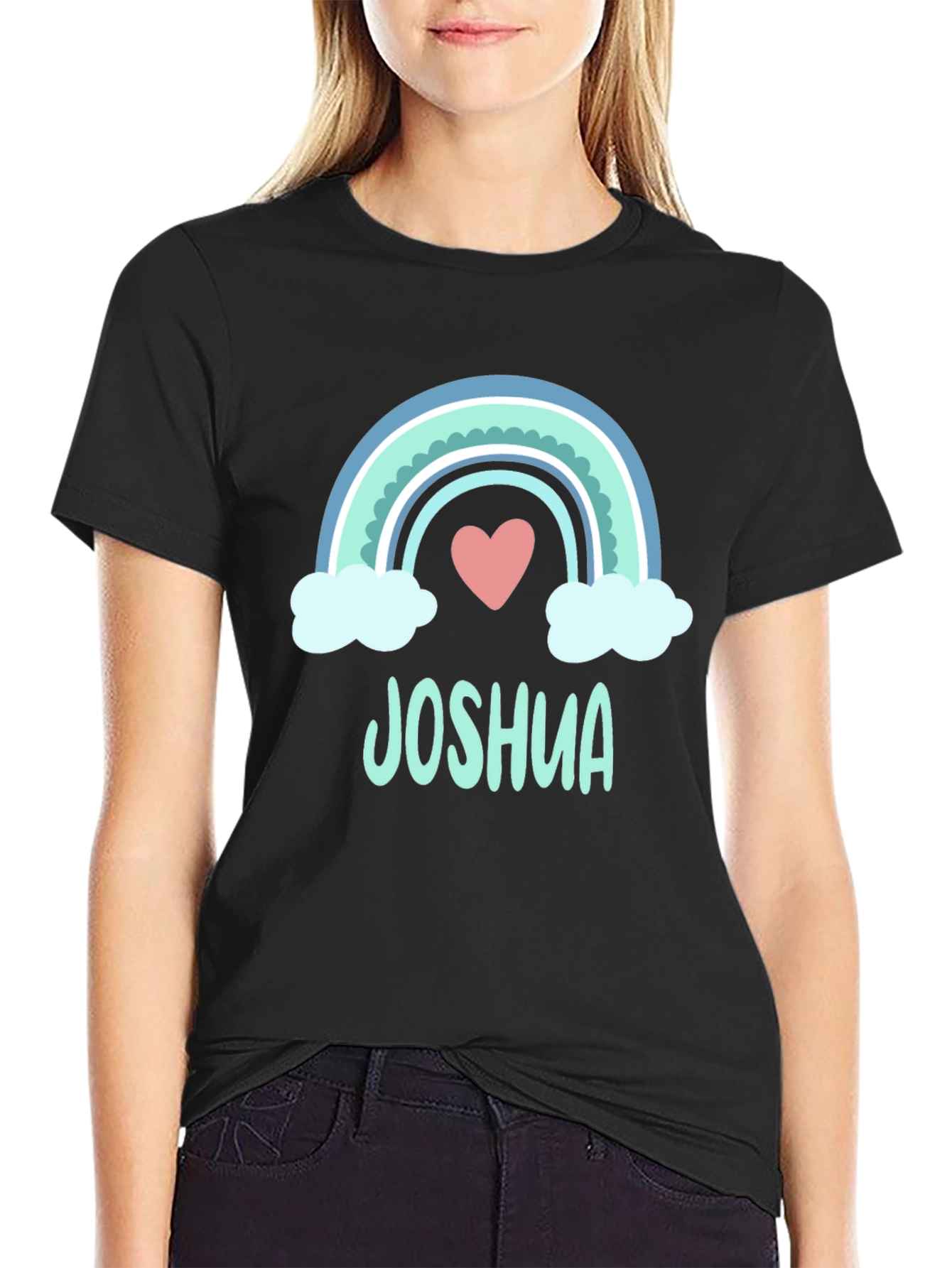 Rainbow Joshua T-Shirt - Cute Personalized Tee