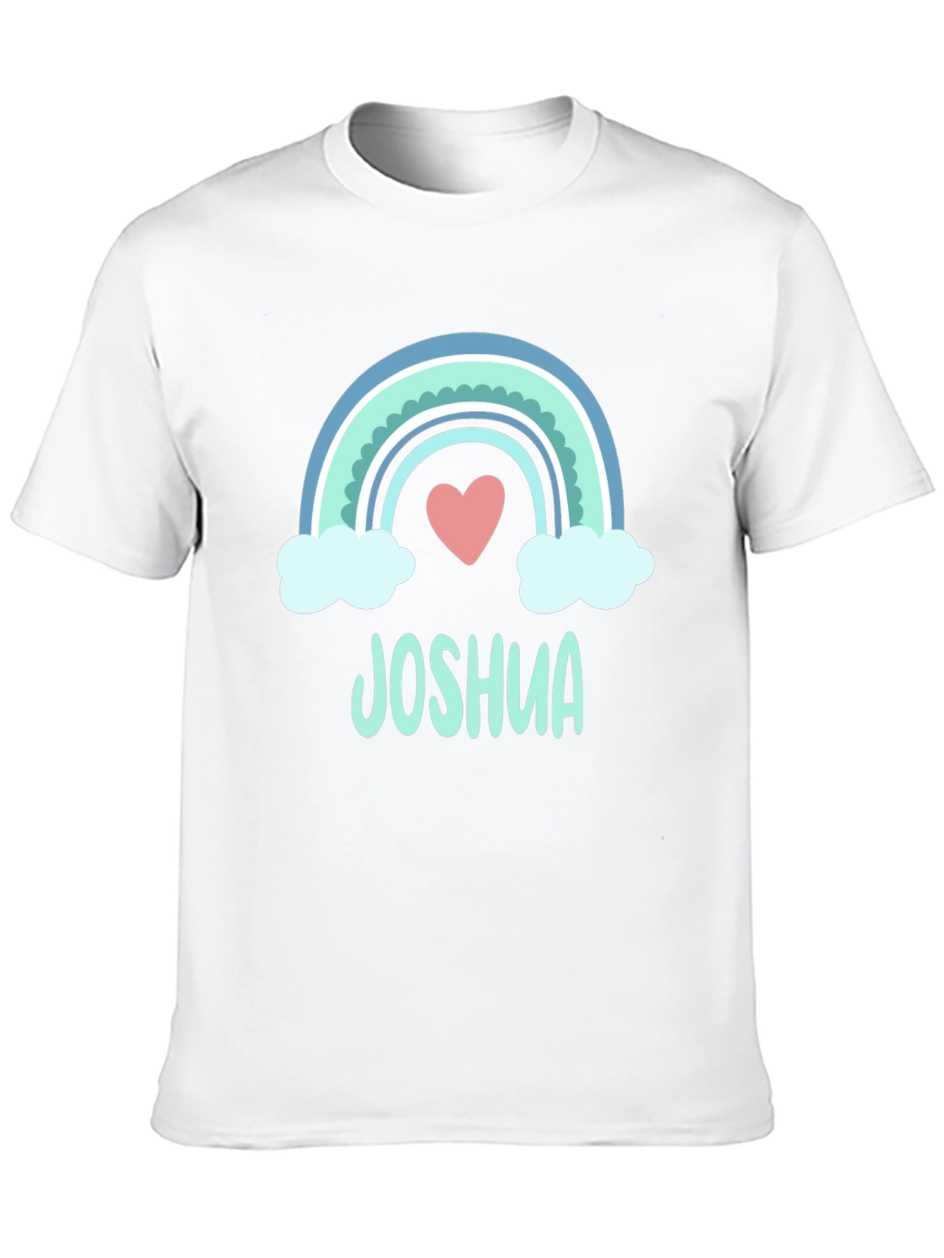 Rainbow Joshua T-Shirt - Cute Personalized Tee