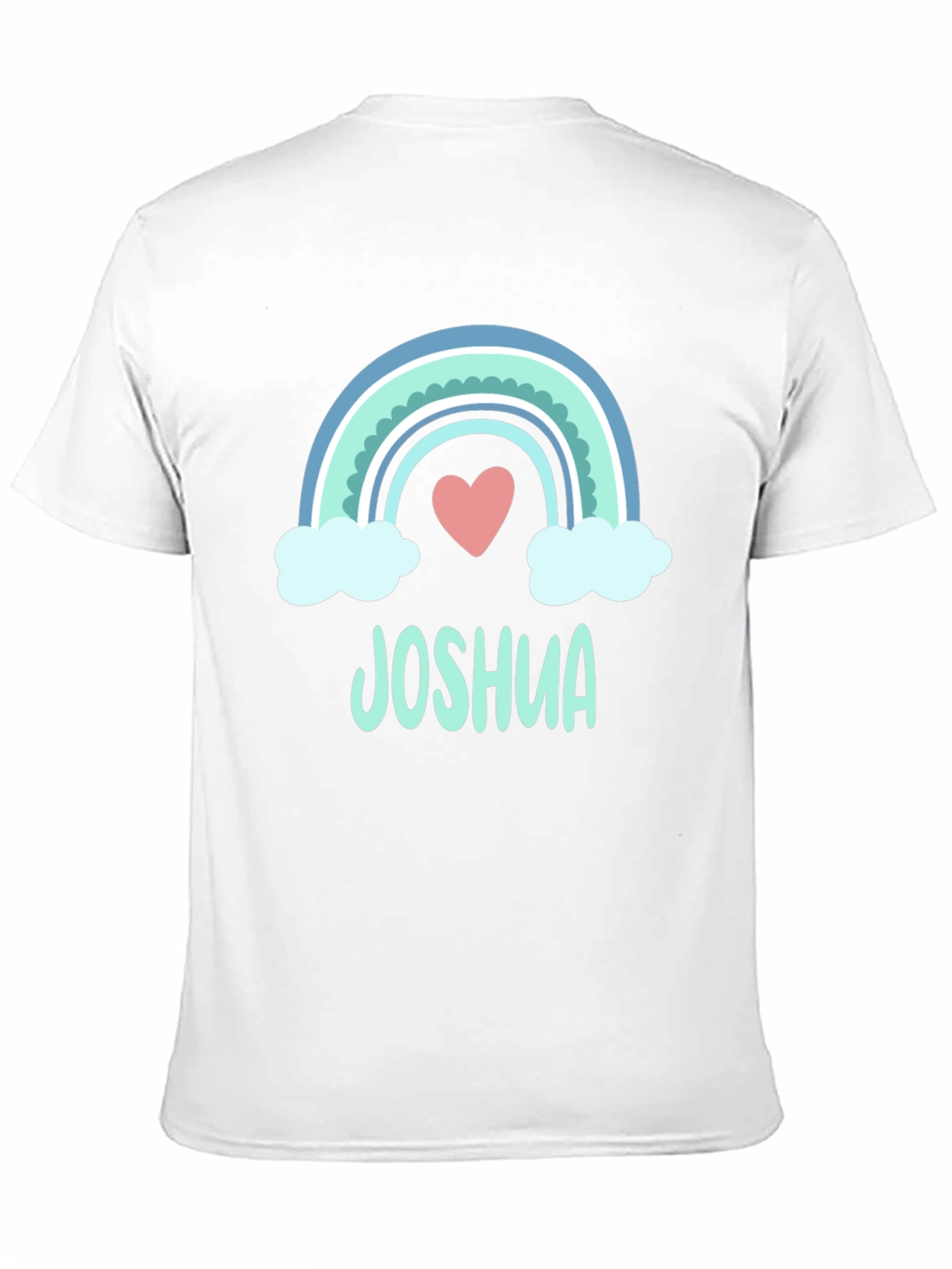 Rainbow Joshua T-Shirt - Cute Personalized Tee