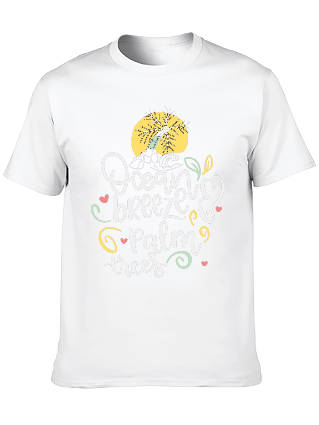 Ocean Breeze & Palm Trees Graphic Tee