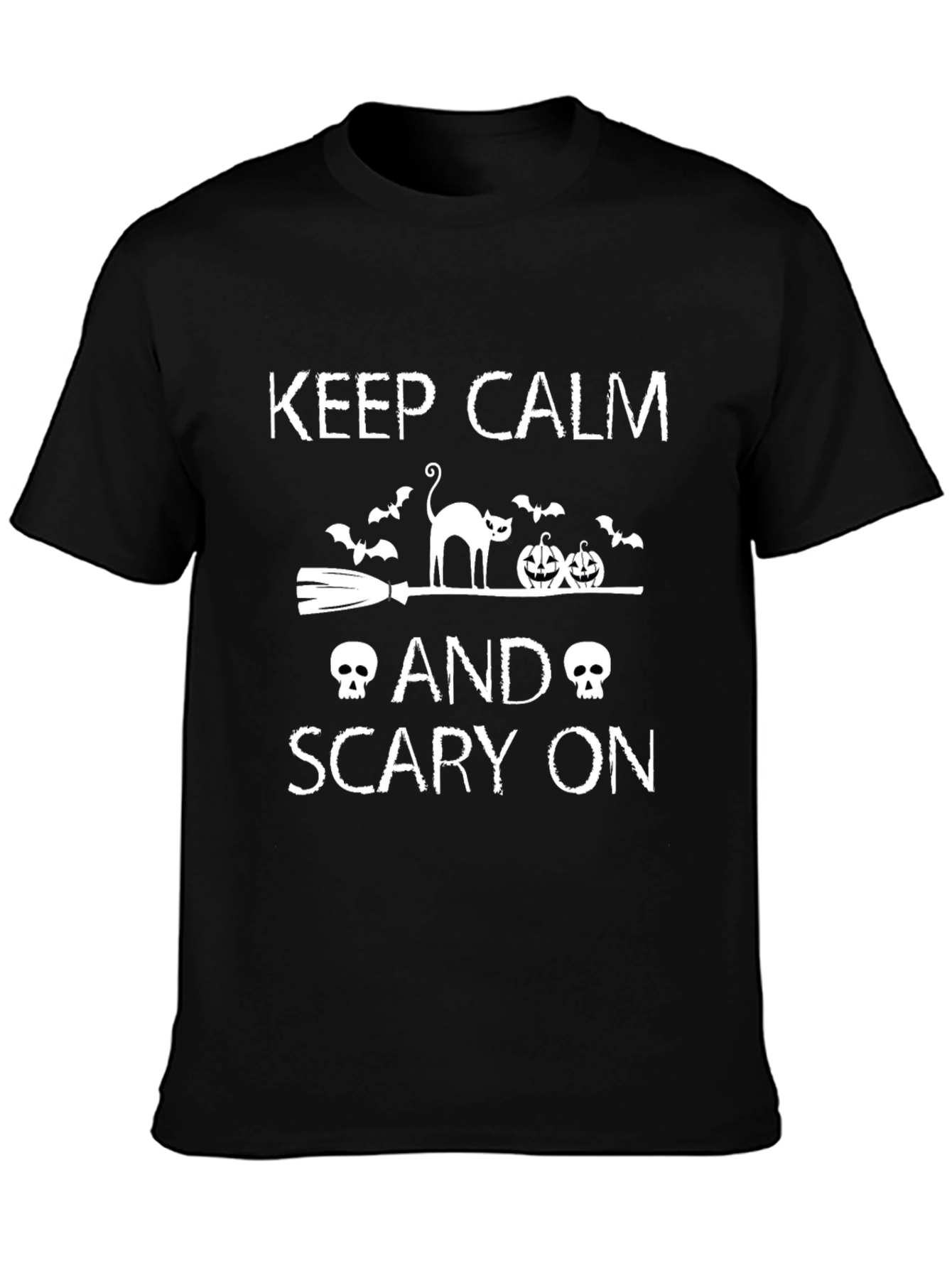 Keep Calm and Scary On Halloween T-Shirt
