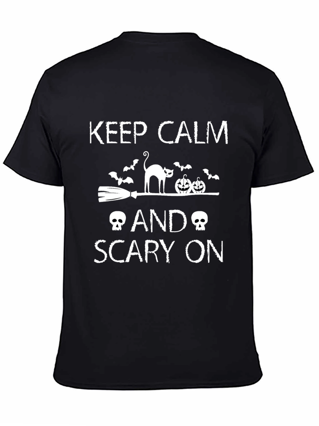 Keep Calm and Scary On Halloween T-Shirt