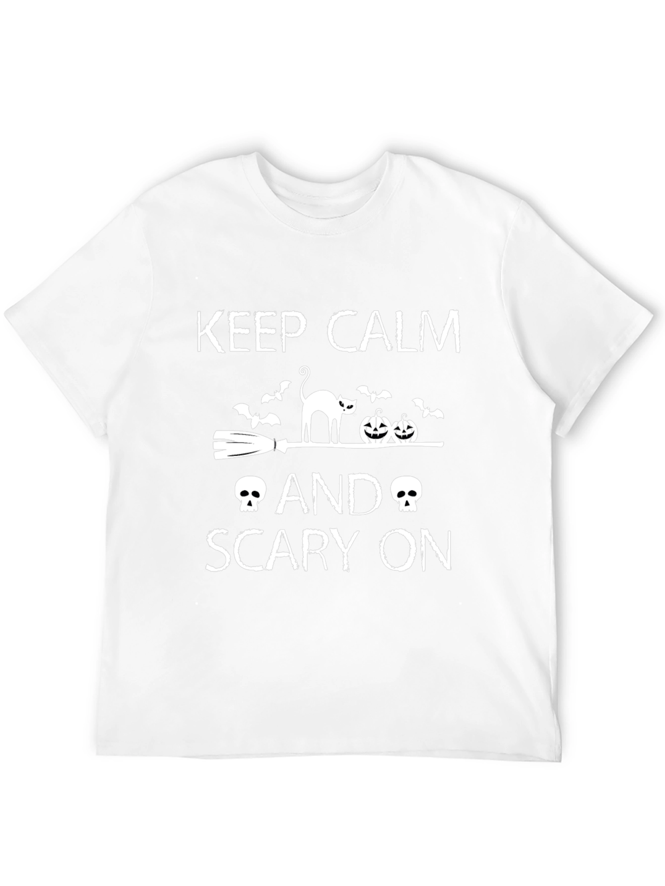 Keep Calm and Scary On Halloween T-Shirt