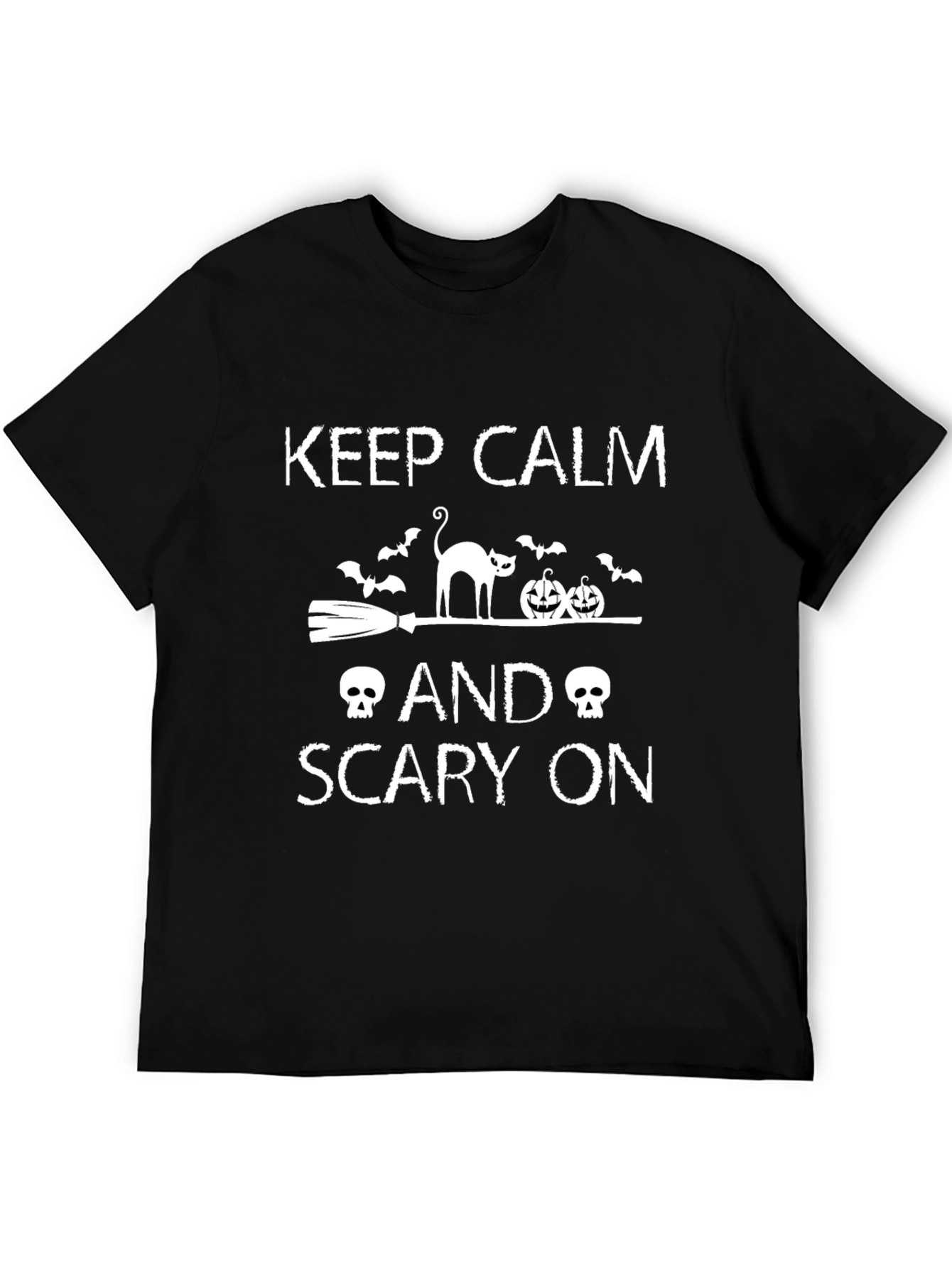 Keep Calm and Scary On Halloween T-Shirt