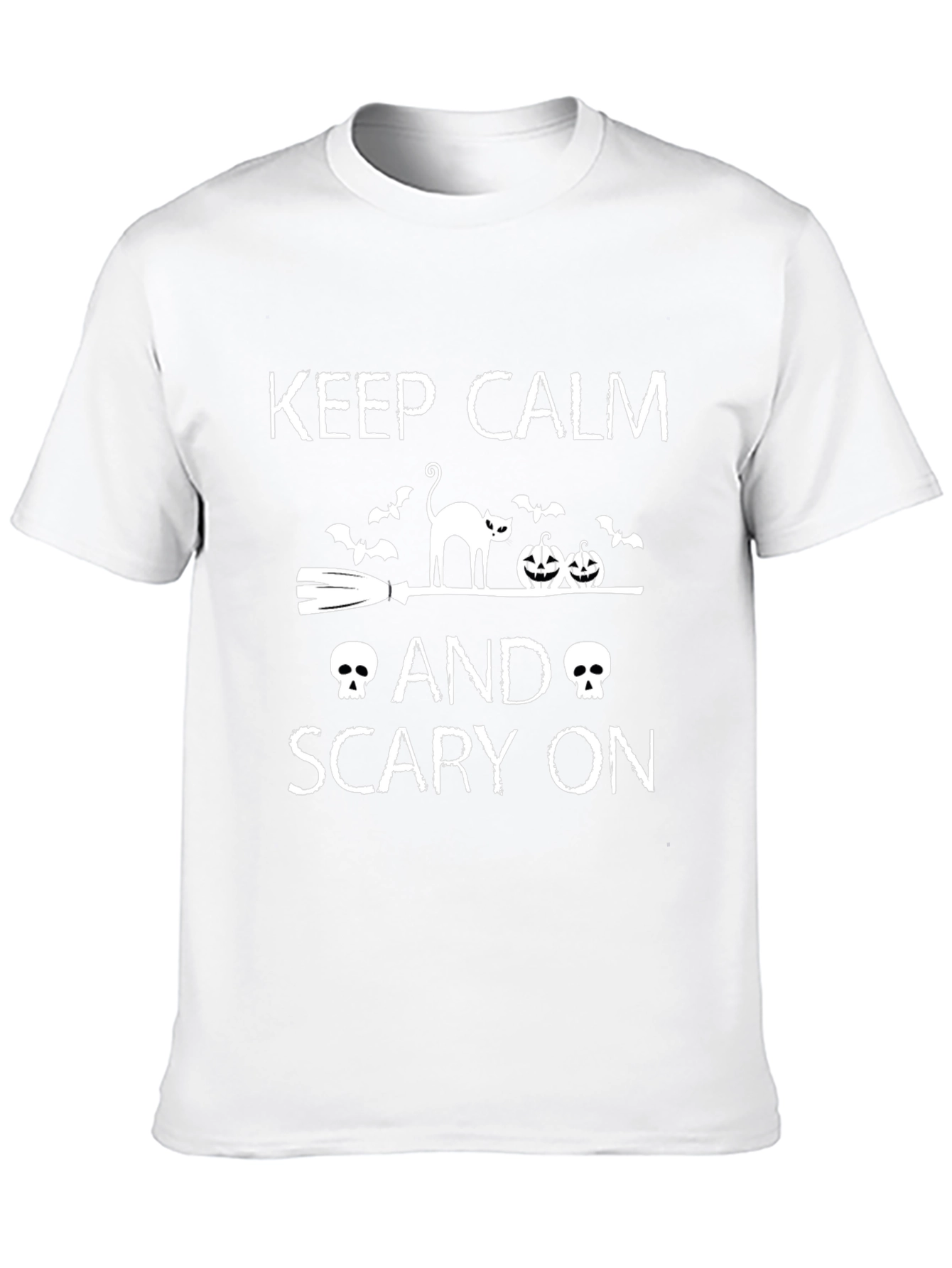 Keep Calm and Scary On Halloween T-Shirt