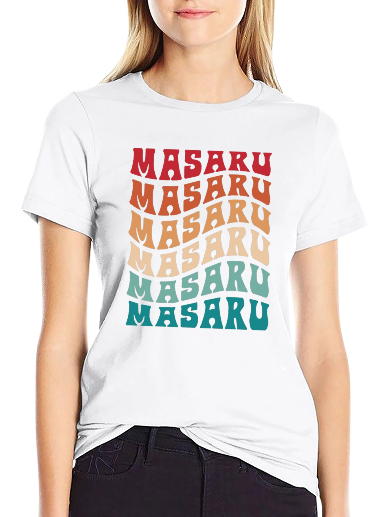 Retro Masaru Name T-Shirt
