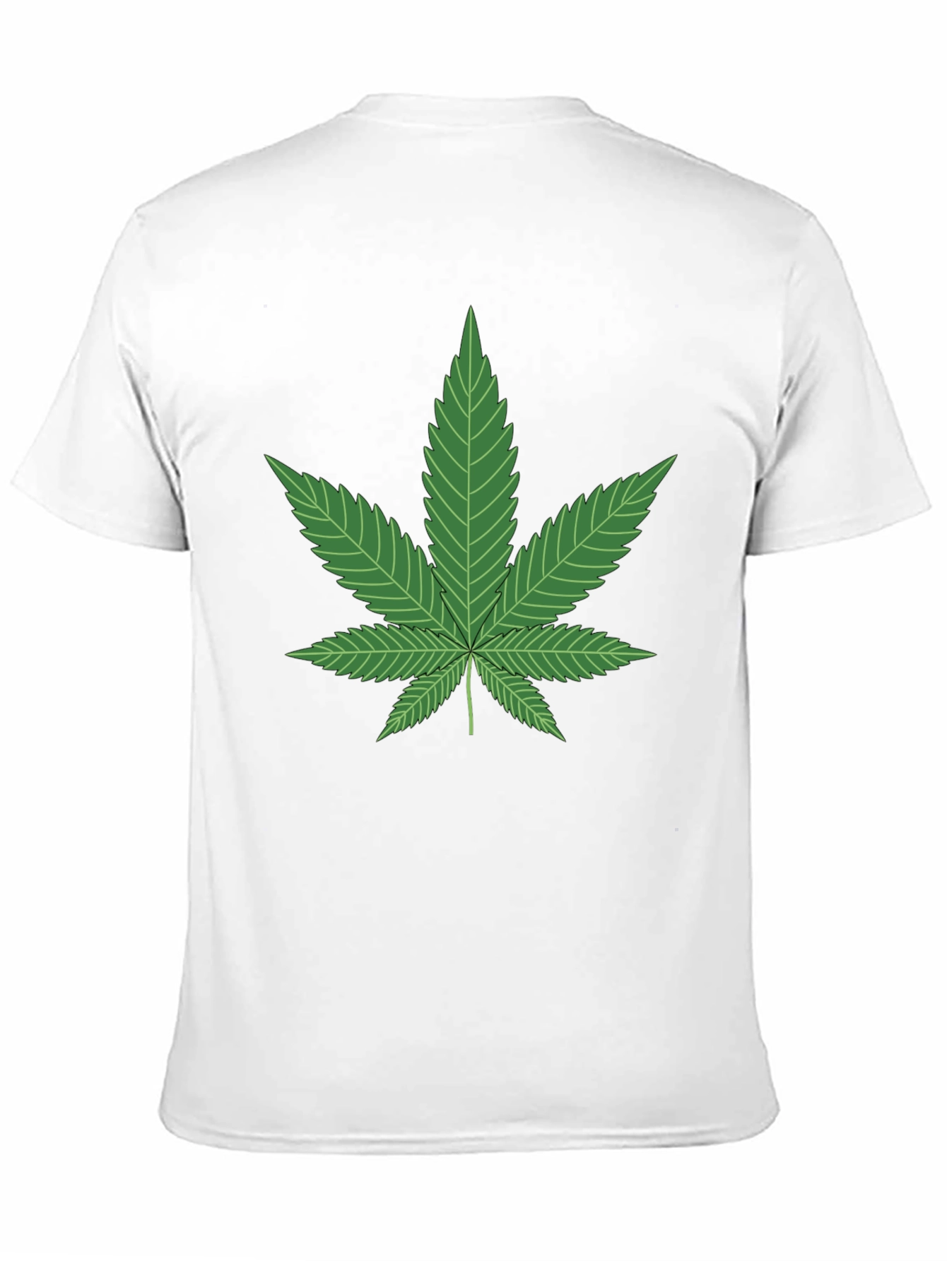 Cannabis Leaf Graphic T-Shirt
