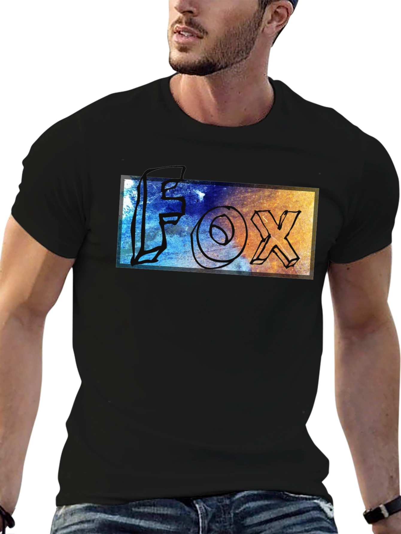 Stylish FOX Graphic Tee - Trendy Unisex T-Shirt