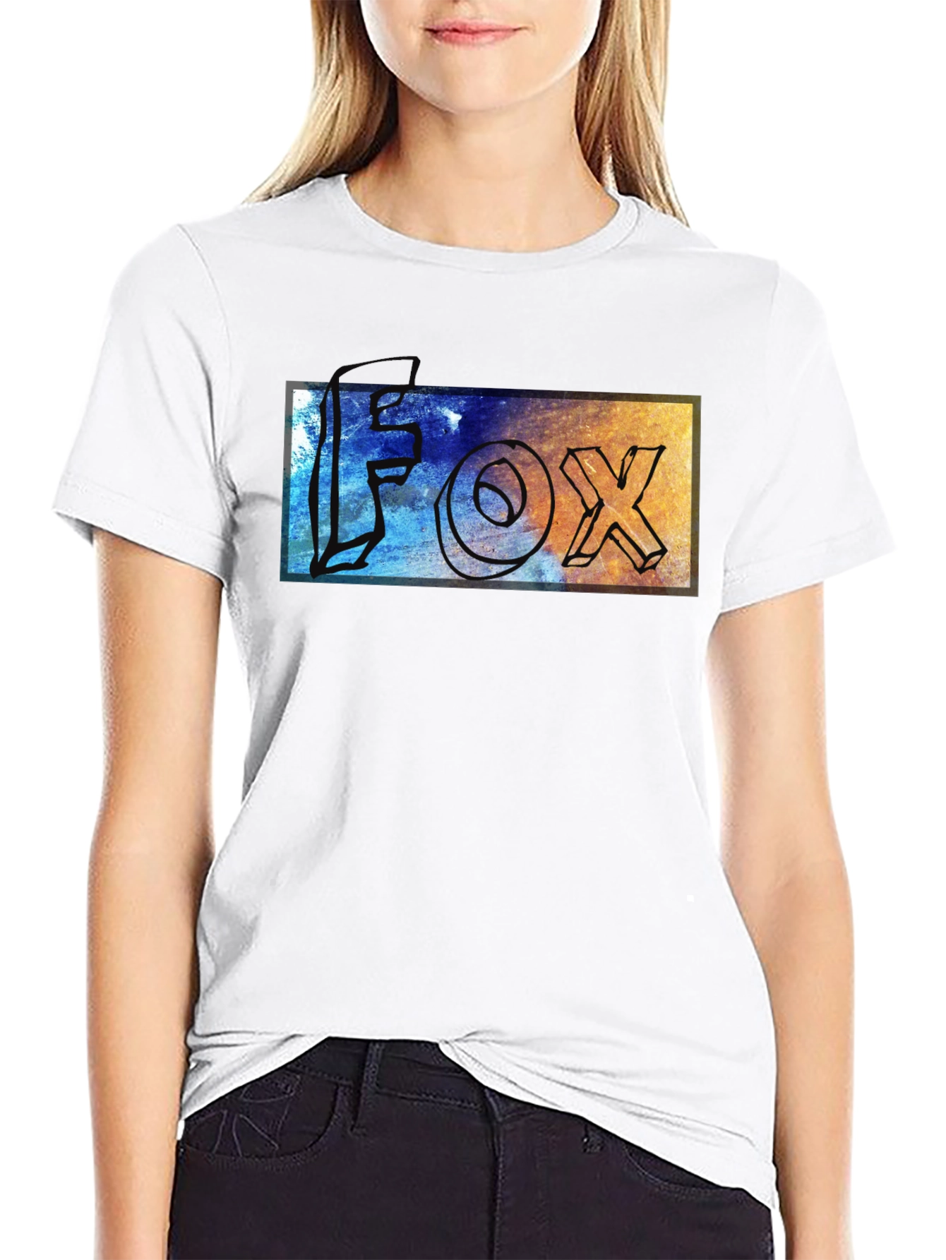 Stylish FOX Graphic Tee - Trendy Unisex T-Shirt
