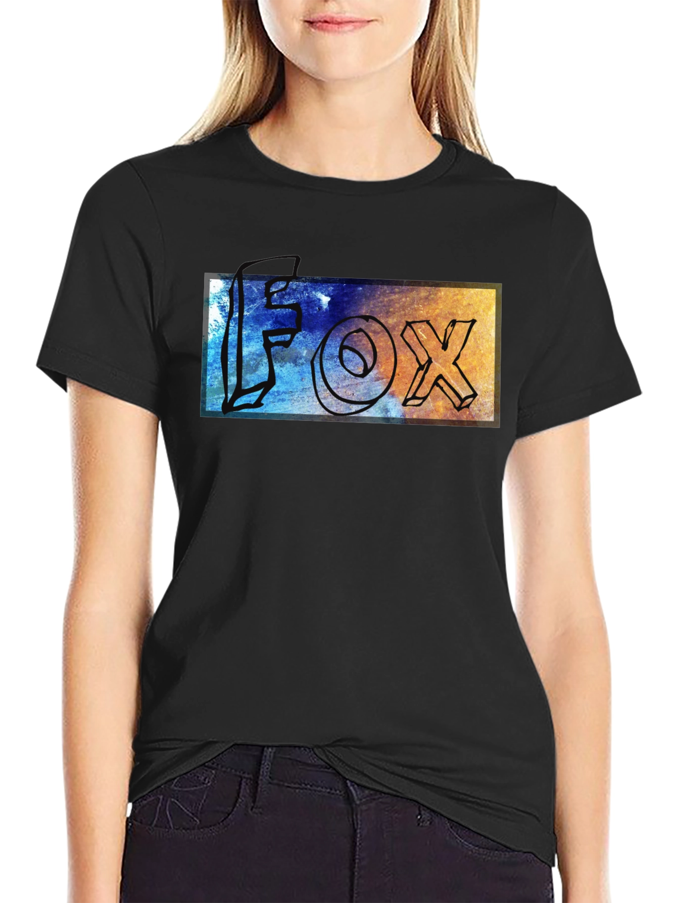Stylish FOX Graphic Tee - Trendy Unisex T-Shirt