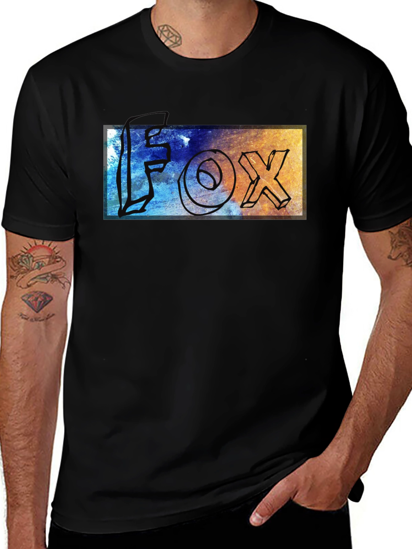 Stylish FOX Graphic Tee - Trendy Unisex T-Shirt