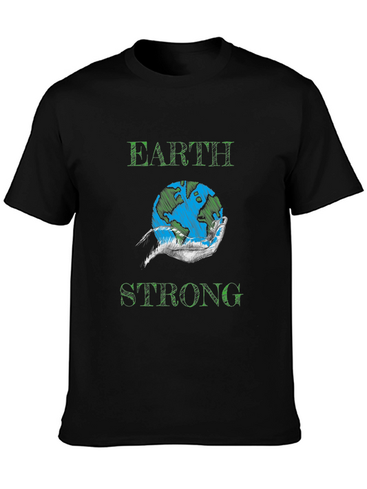 Earth Strong Graphic Tee - Eco-Friendly Design