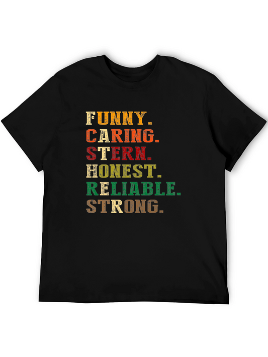 Funny Caring Stern Honest Reliable Strong T-Shirt