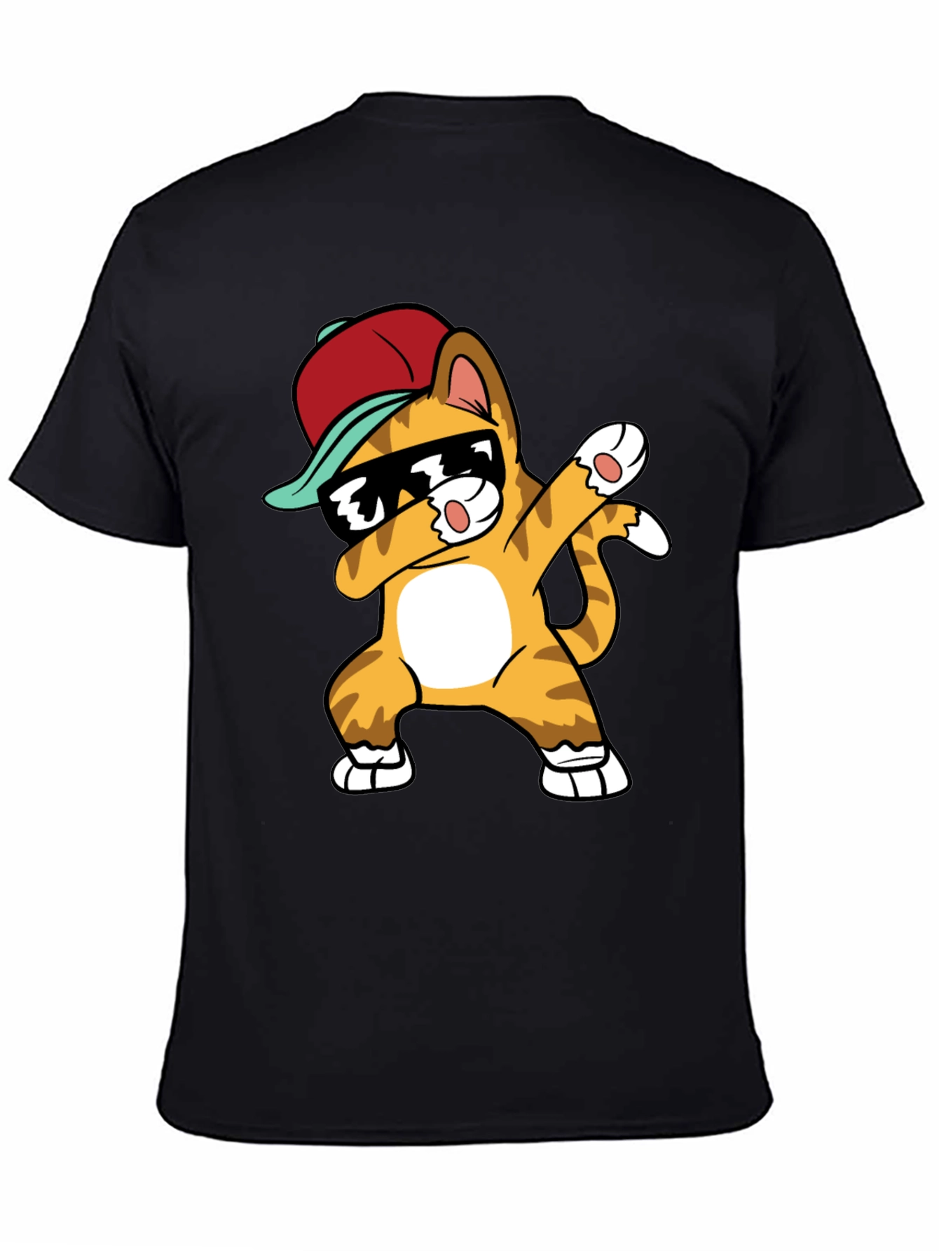 Dabbing Cat Graphic Tee - Cool & Trendy