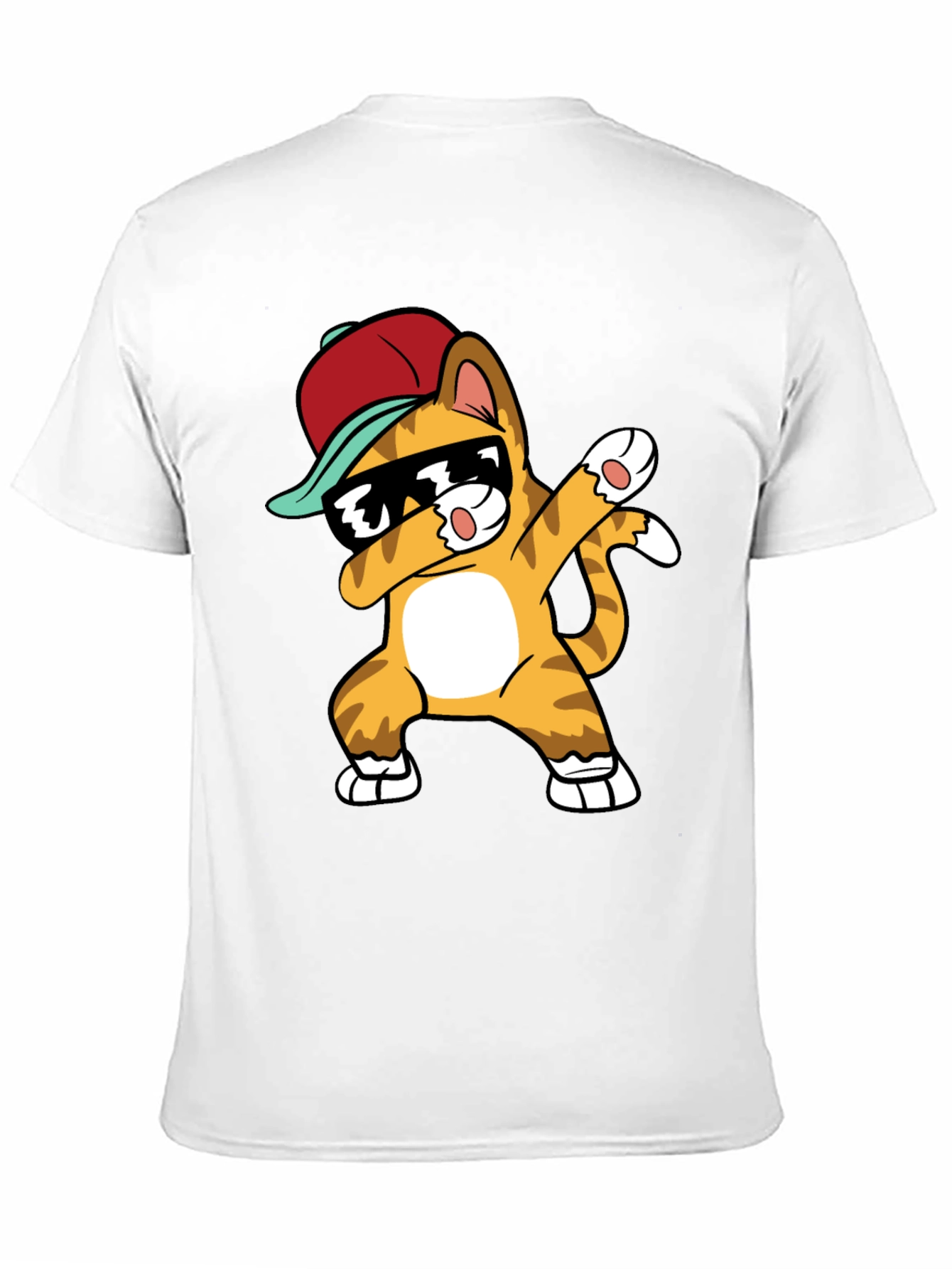Dabbing Cat Graphic Tee - Cool & Trendy