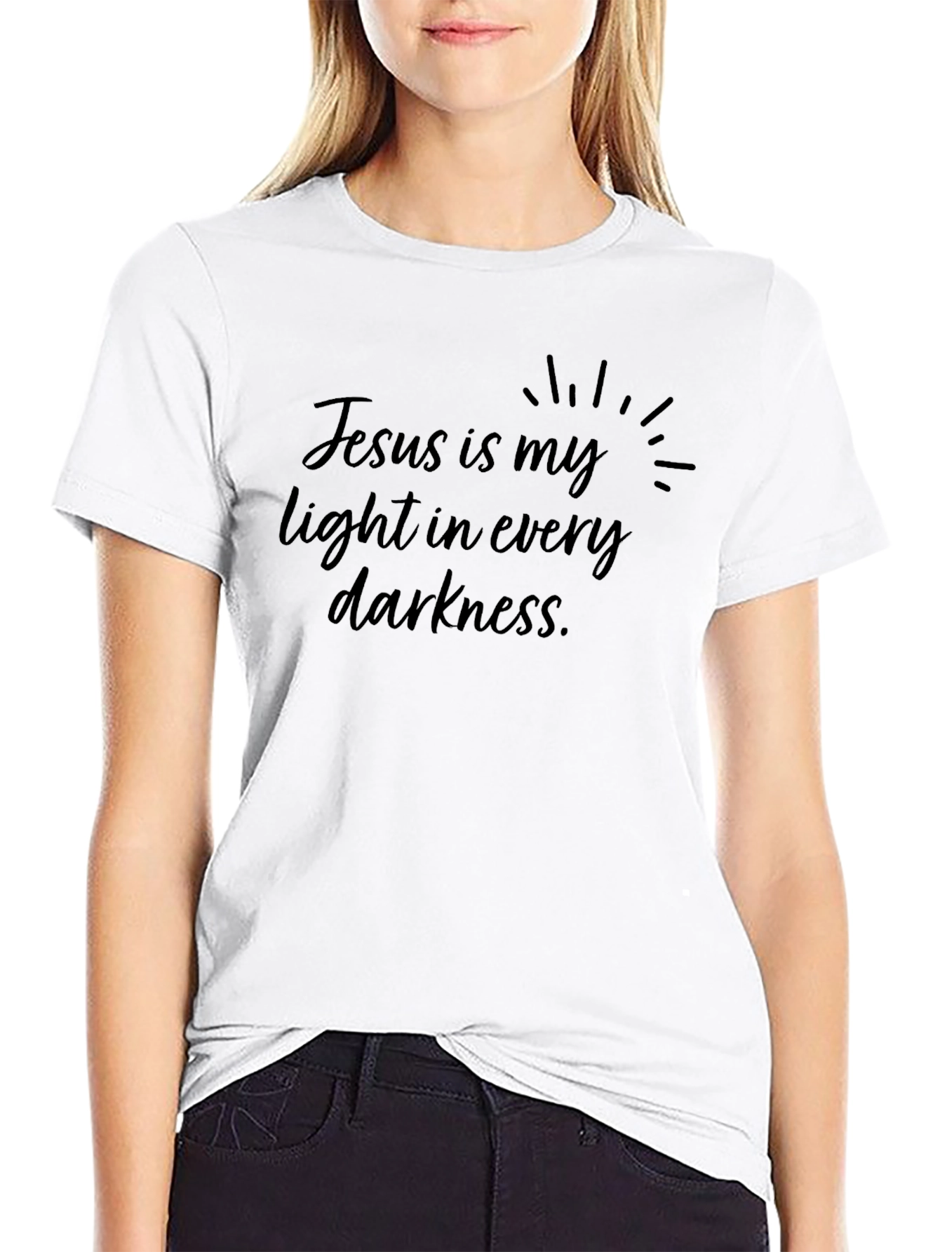 Faith-Inspired T-Shirt: Jesus is My Light