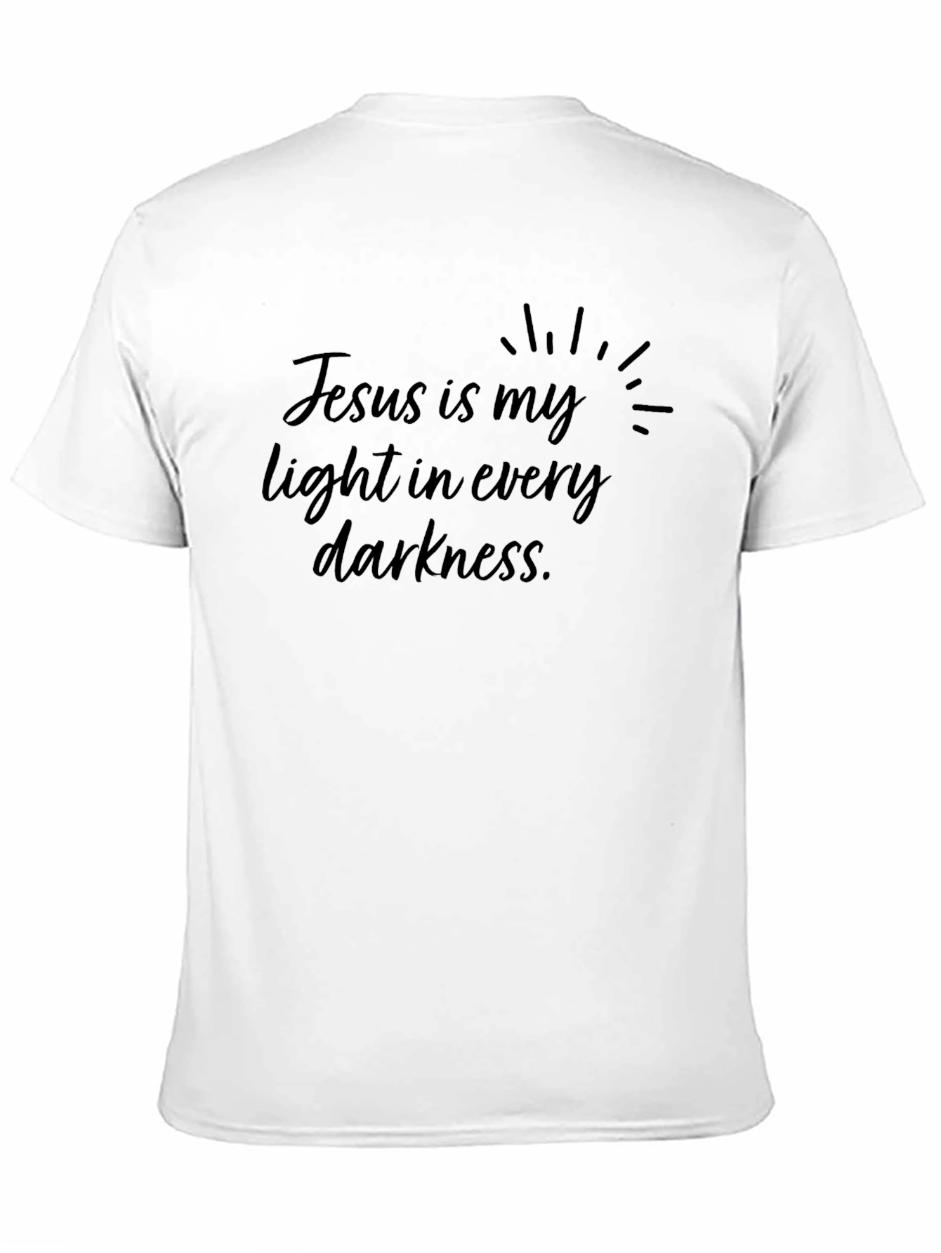 Faith-Inspired T-Shirt: Jesus is My Light
