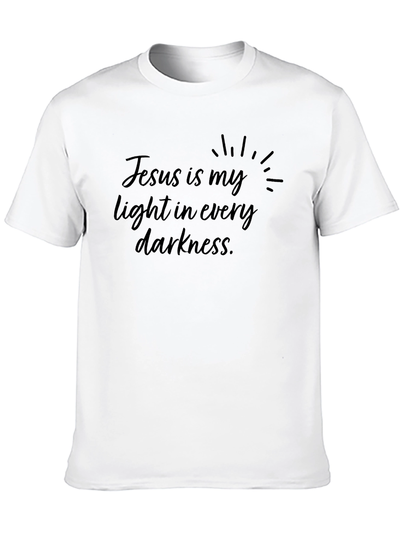 Faith-Inspired T-Shirt: Jesus is My Light