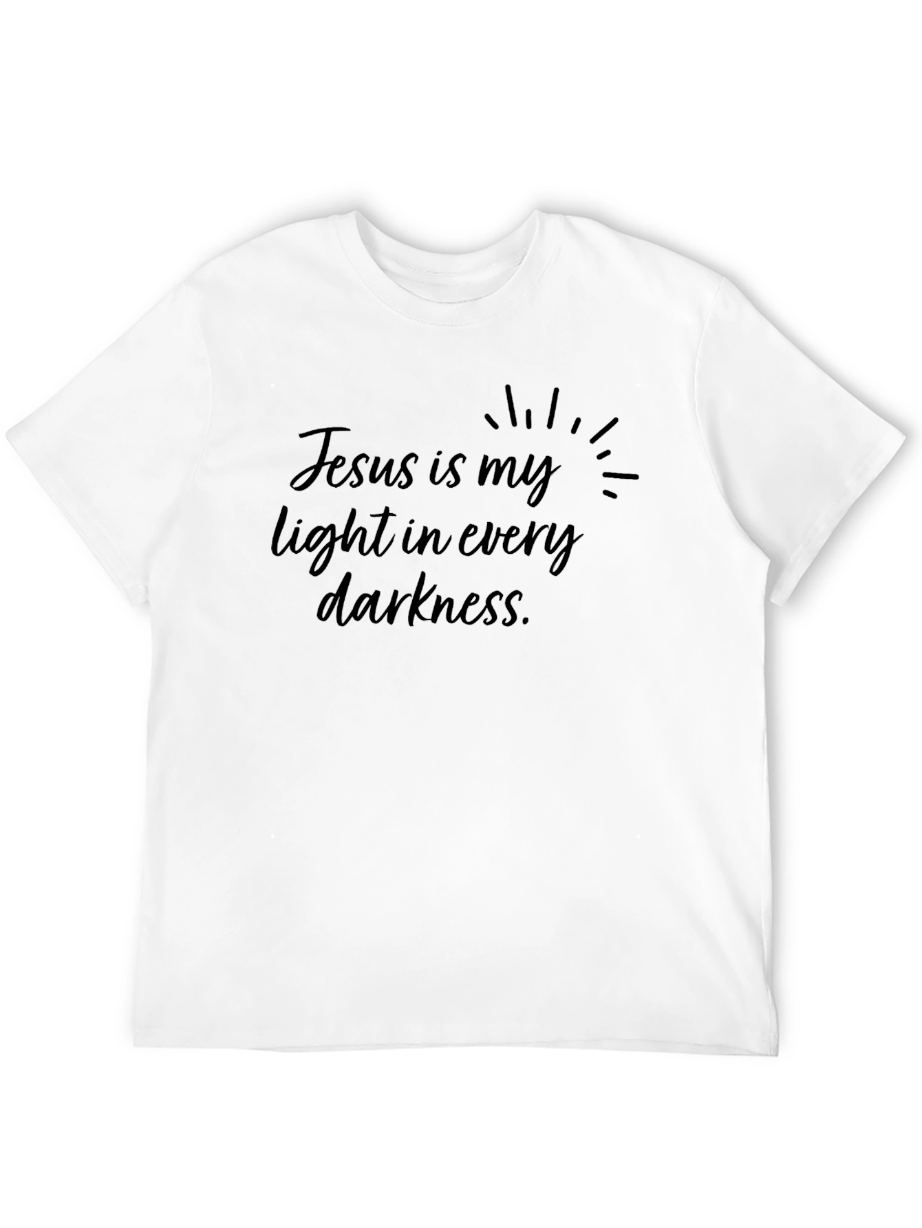 Faith-Inspired T-Shirt: Jesus is My Light