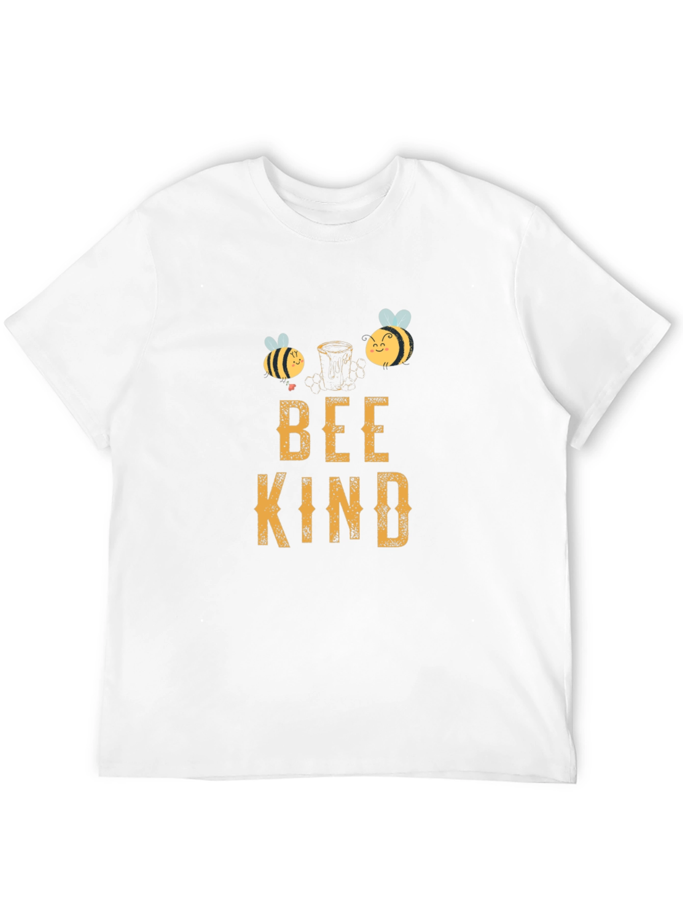 Bee Kind T-Shirt Black Cotton Tee with Graphic Print