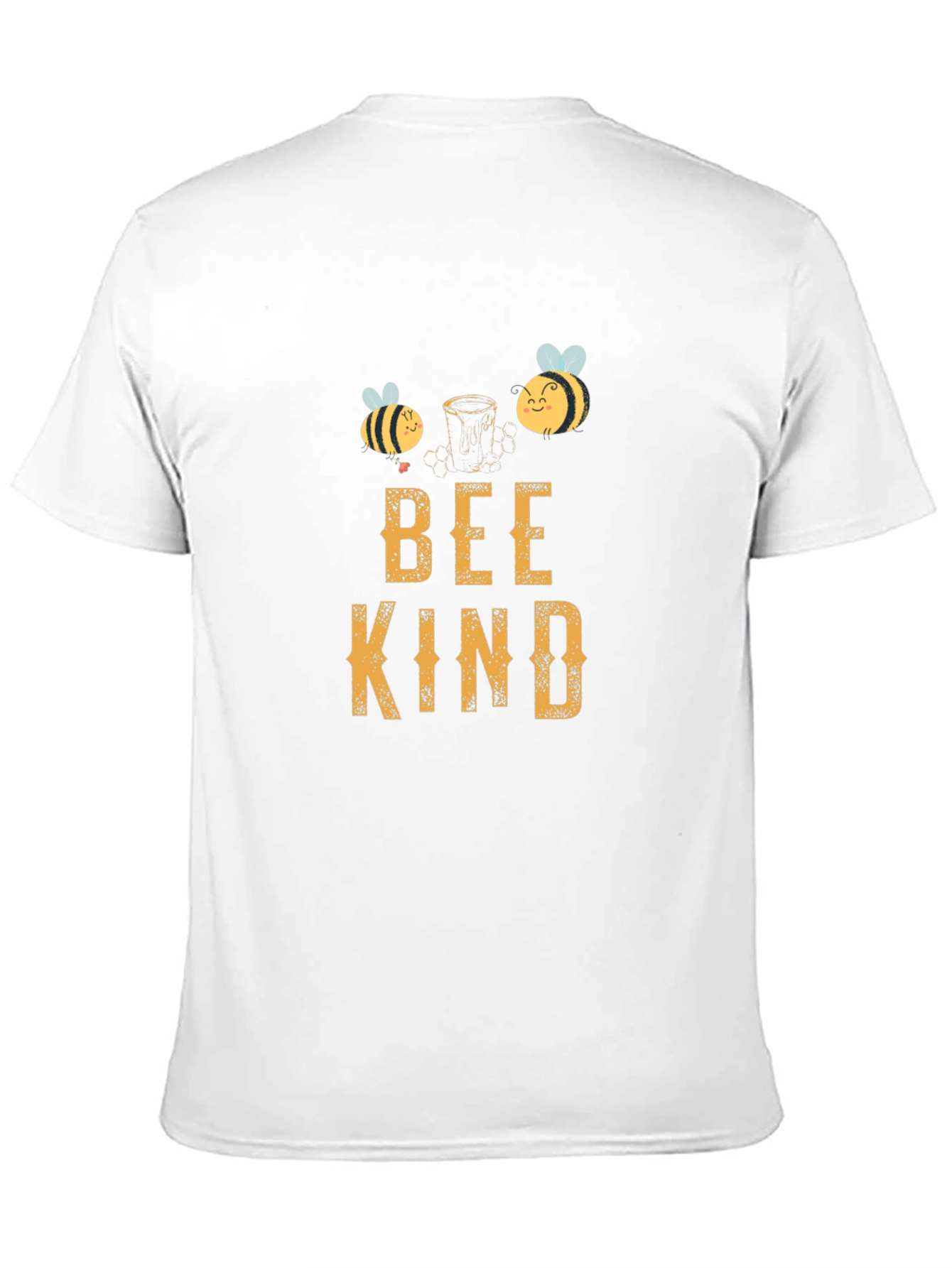 Bee Kind T-Shirt Black Cotton Tee with Graphic Print