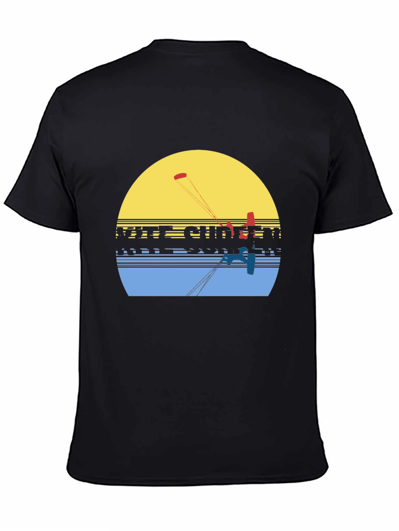 Kite Surfing Graphic Tee - Retro Summer Vibe