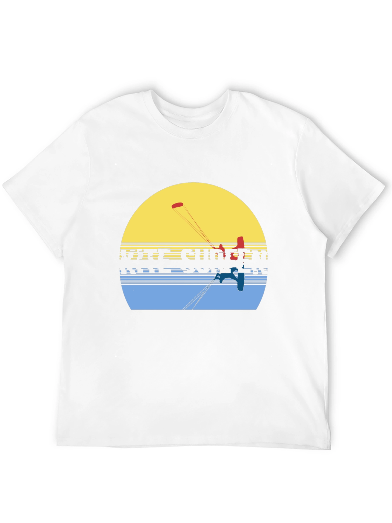 Kite Surfing Graphic Tee - Retro Summer Vibe