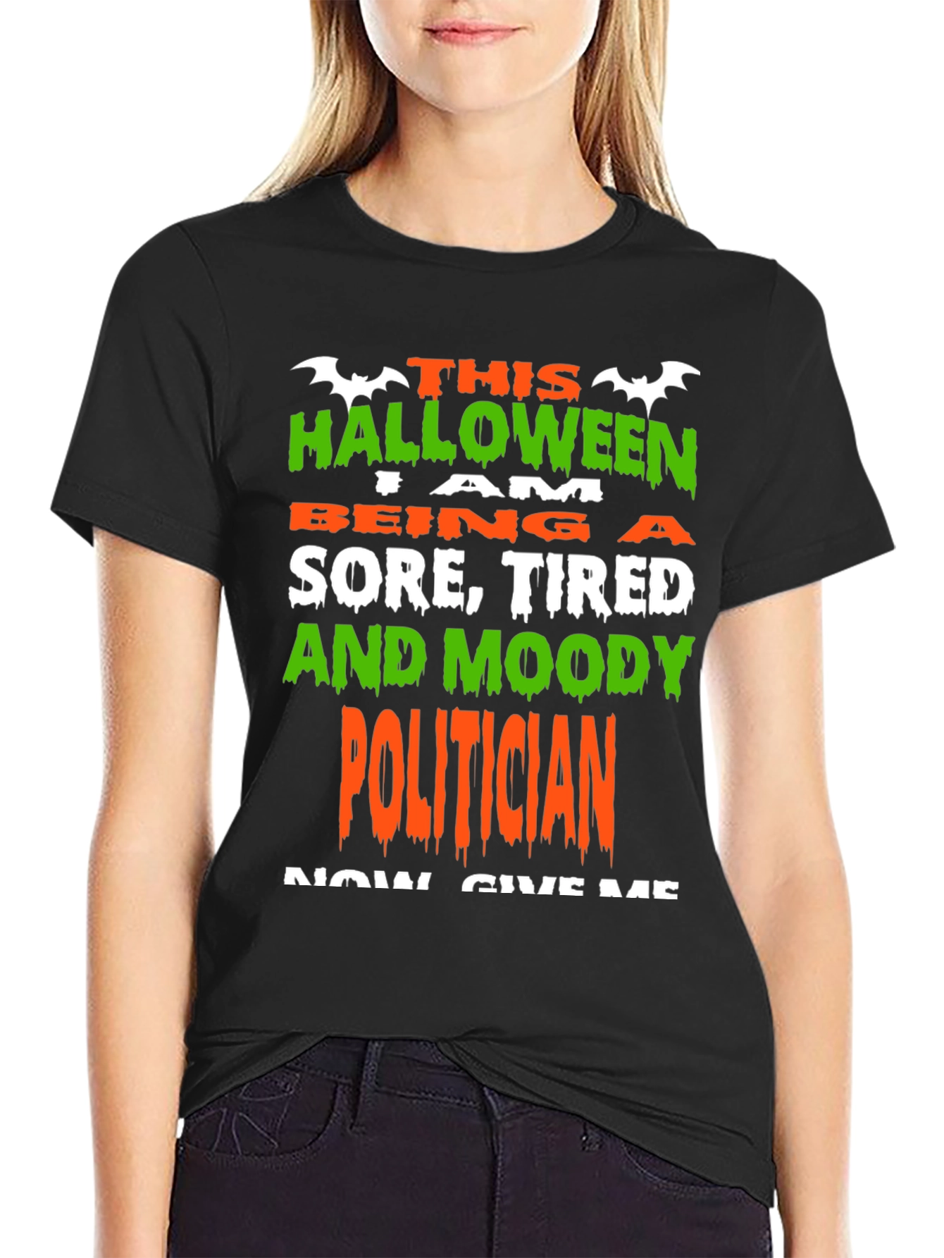 Halloween Sore Tired & Moody Politician T-Shirt