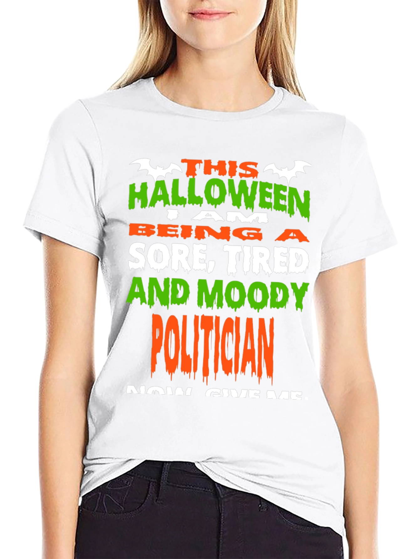 Halloween Sore Tired & Moody Politician T-Shirt