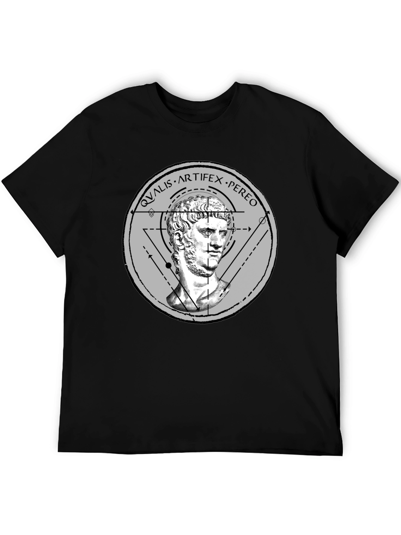 Artifex Pereo Bust Graphic Tee - Black