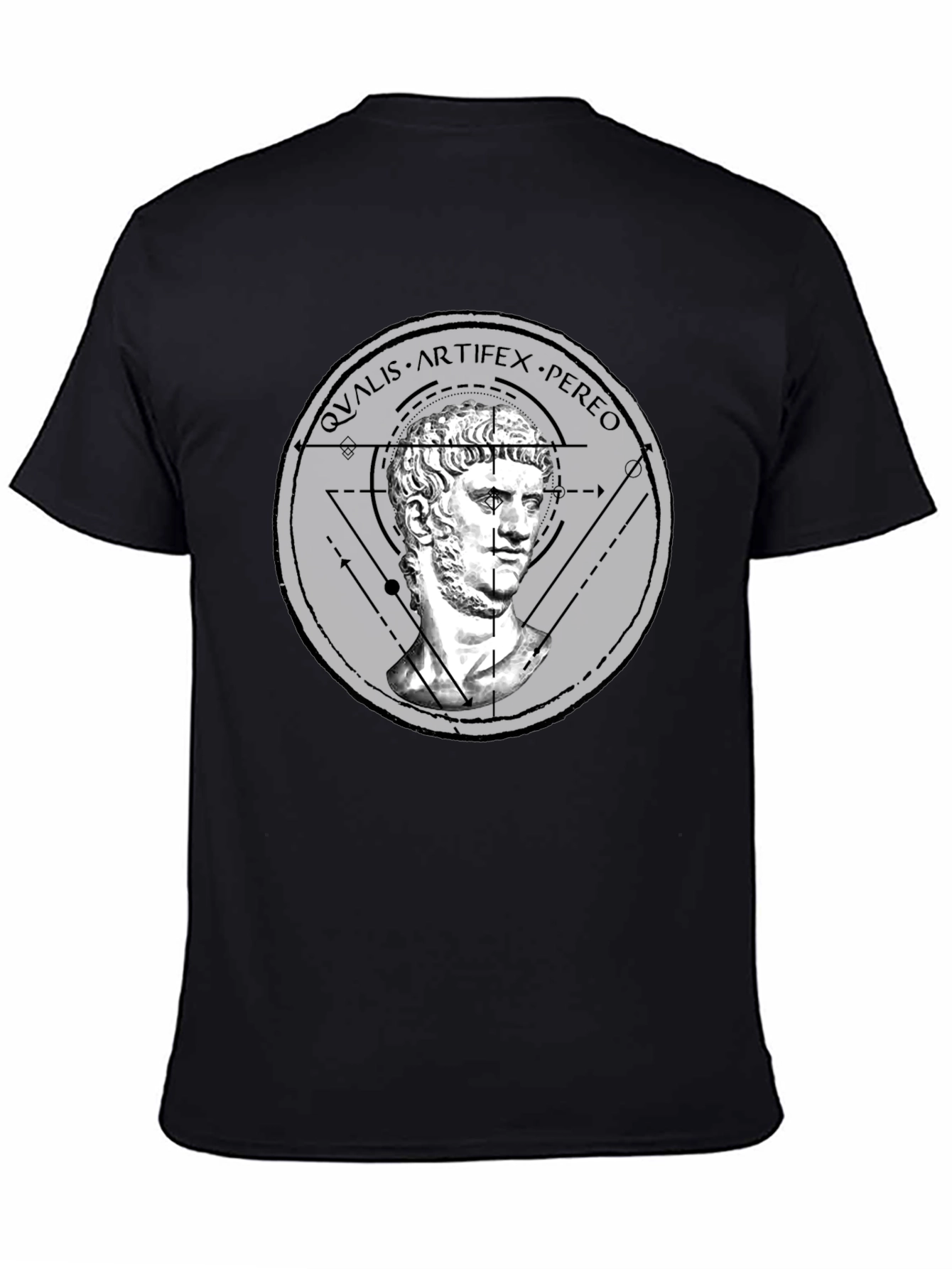 Artifex Pereo Bust Graphic Tee - Black