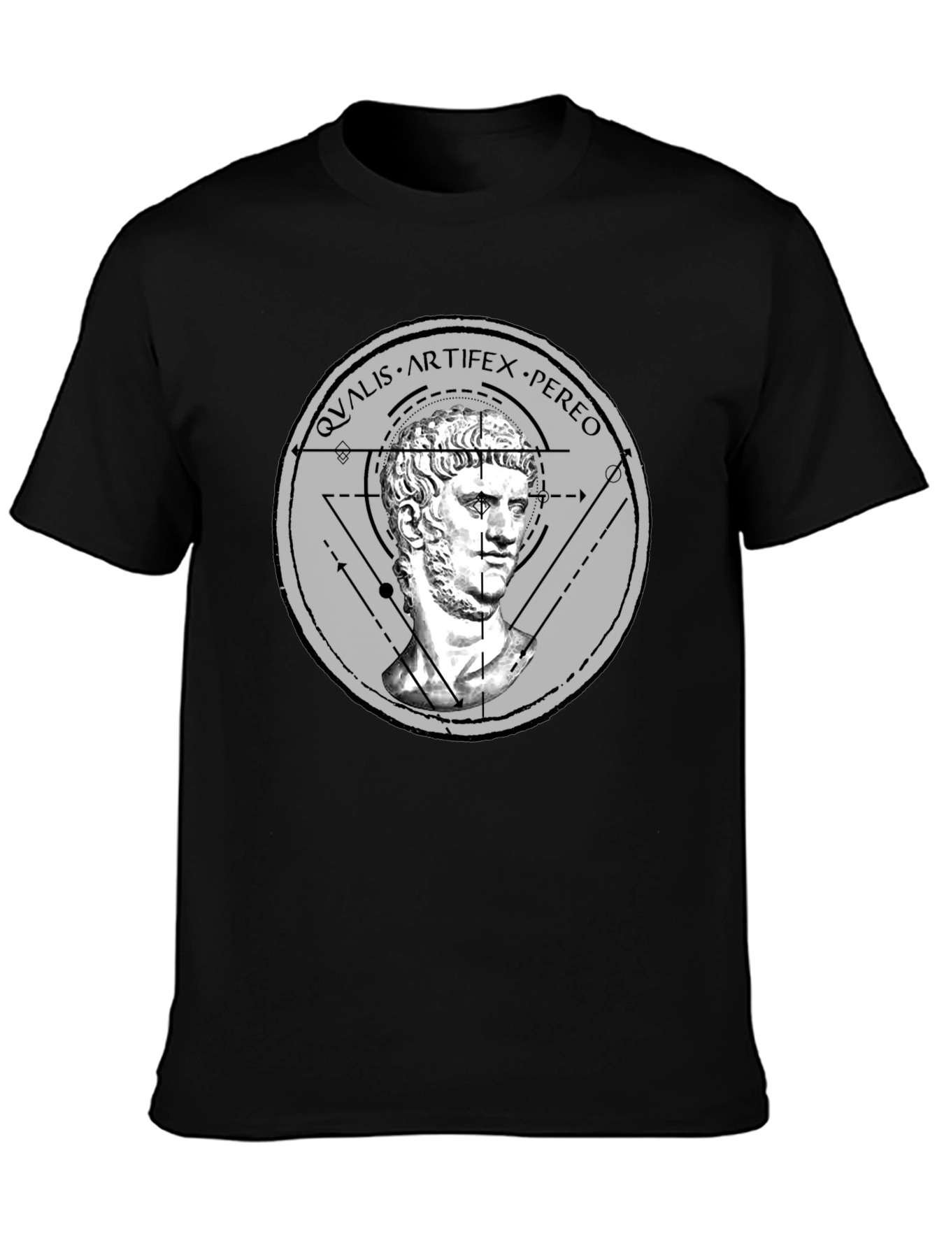 Artifex Pereo Bust Graphic Tee - Black