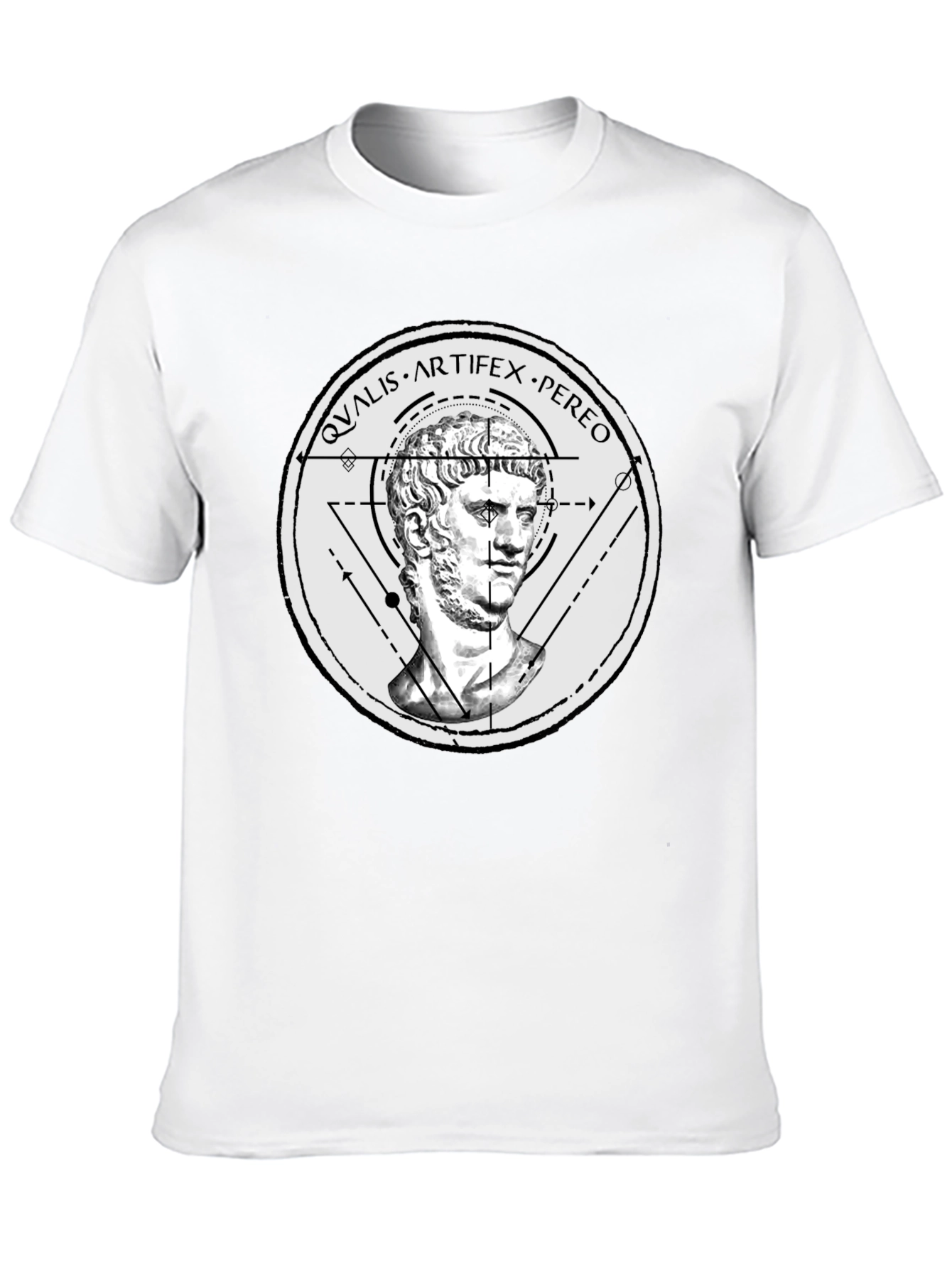 Artifex Pereo Bust Graphic Tee - Black