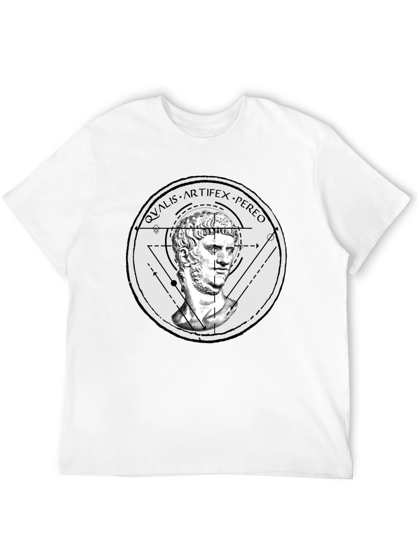 Artifex Pereo Bust Graphic Tee - Black