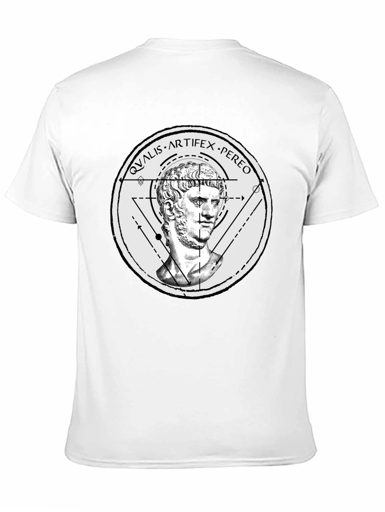 Artifex Pereo Bust Graphic Tee - Black