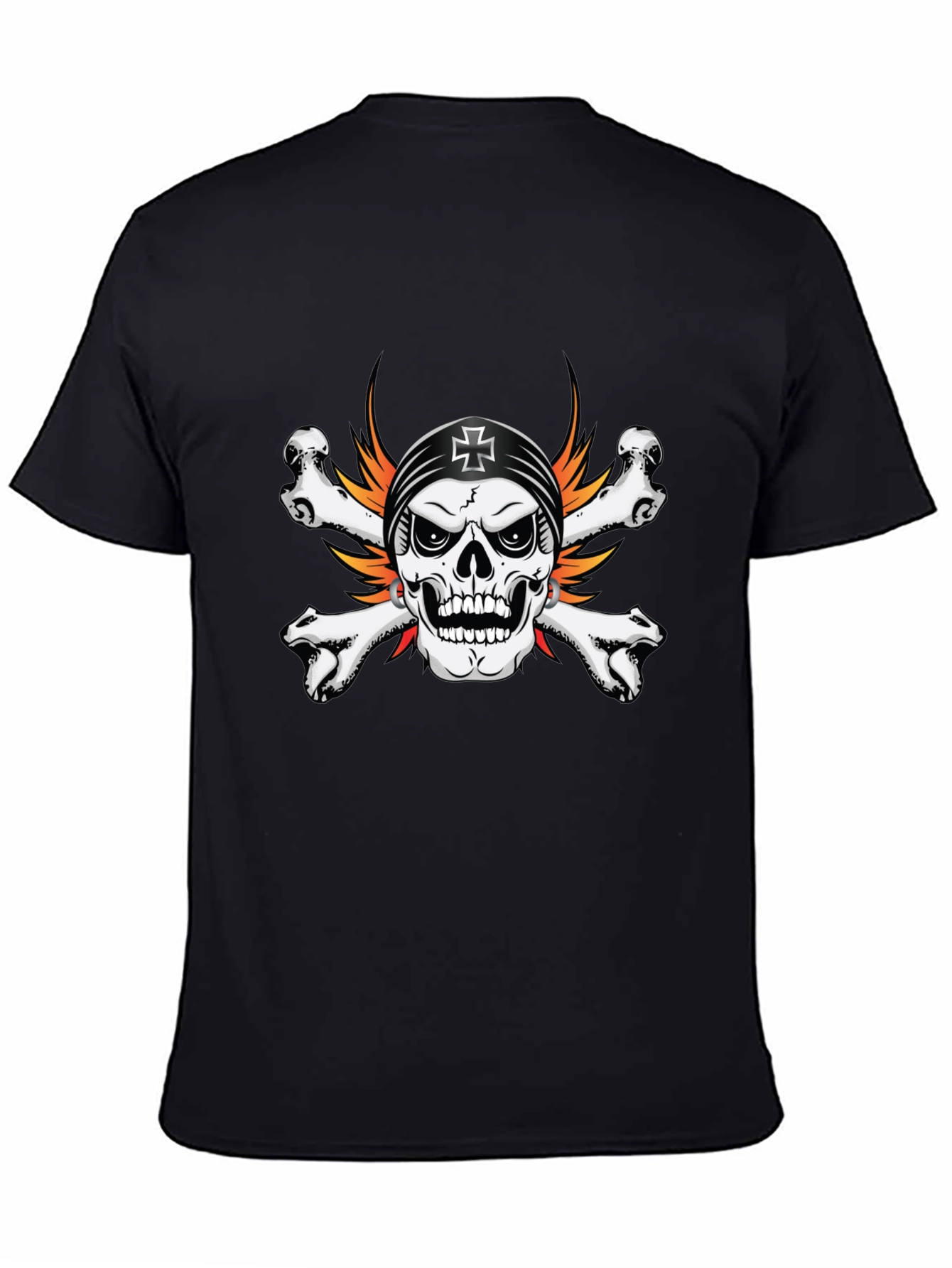 Skull & Crossbones Graphic Tee - Pirate Style