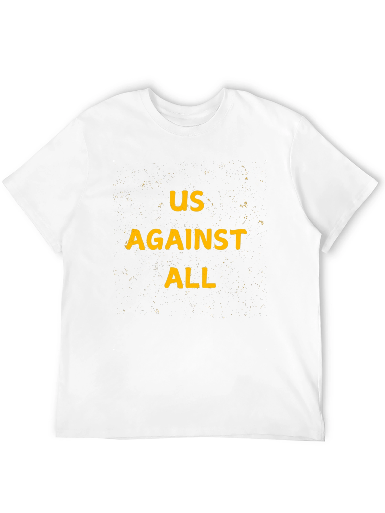 Us Against All Graphic Tee - Mens Black T-Shirt