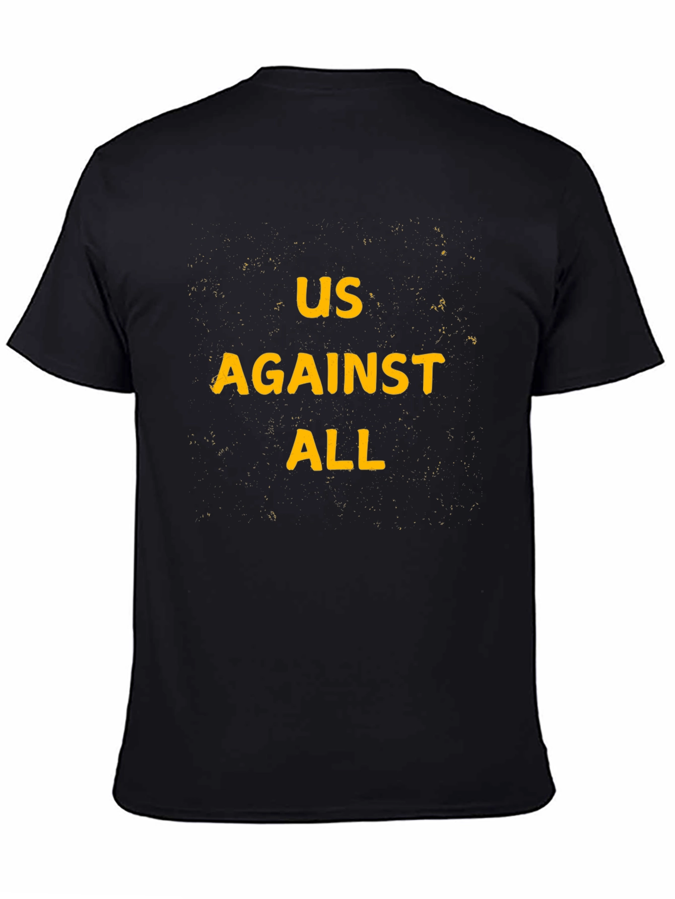 Us Against All Graphic Tee - Mens Black T-Shirt