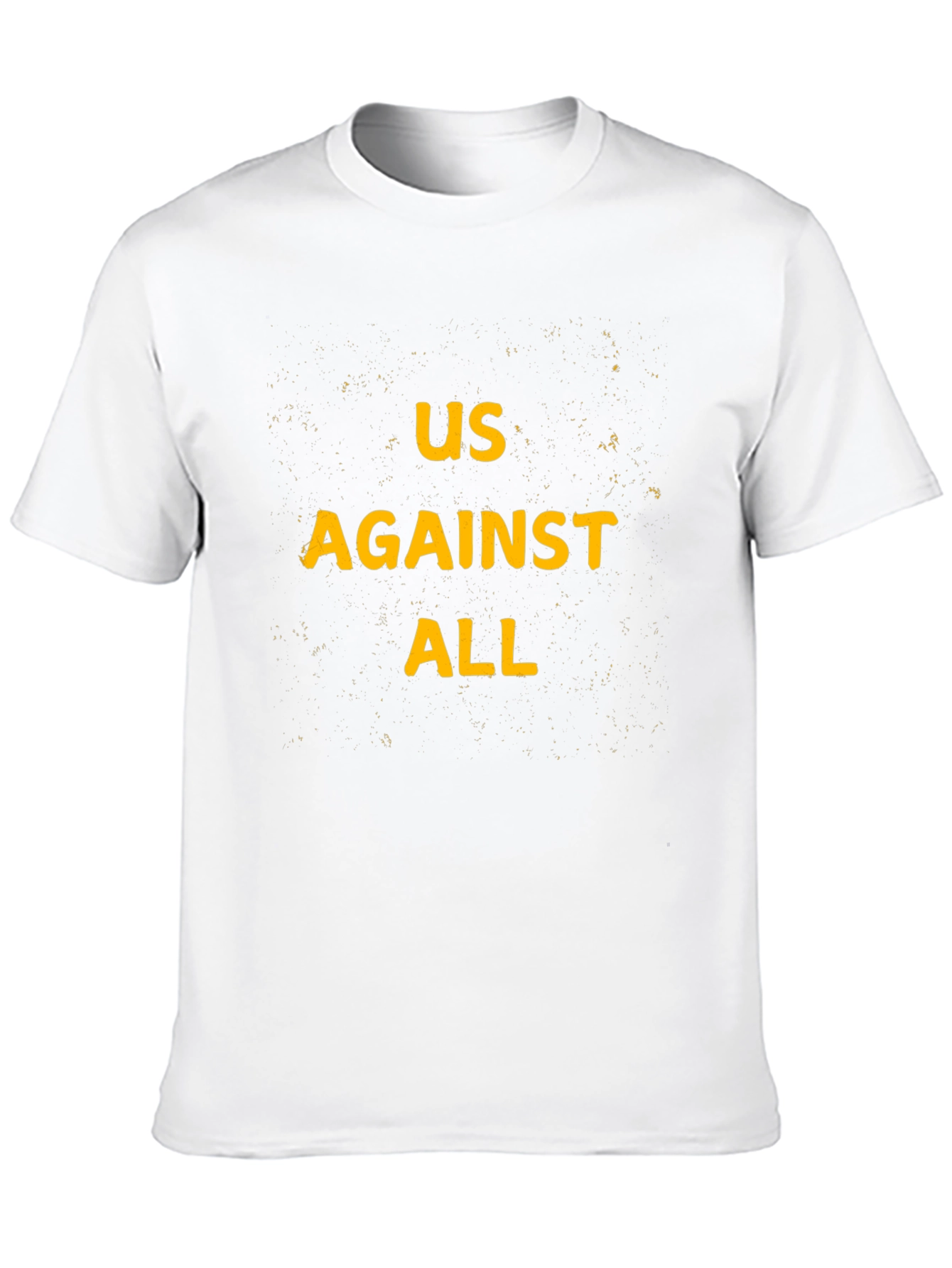 Us Against All Graphic Tee - Mens Black T-Shirt
