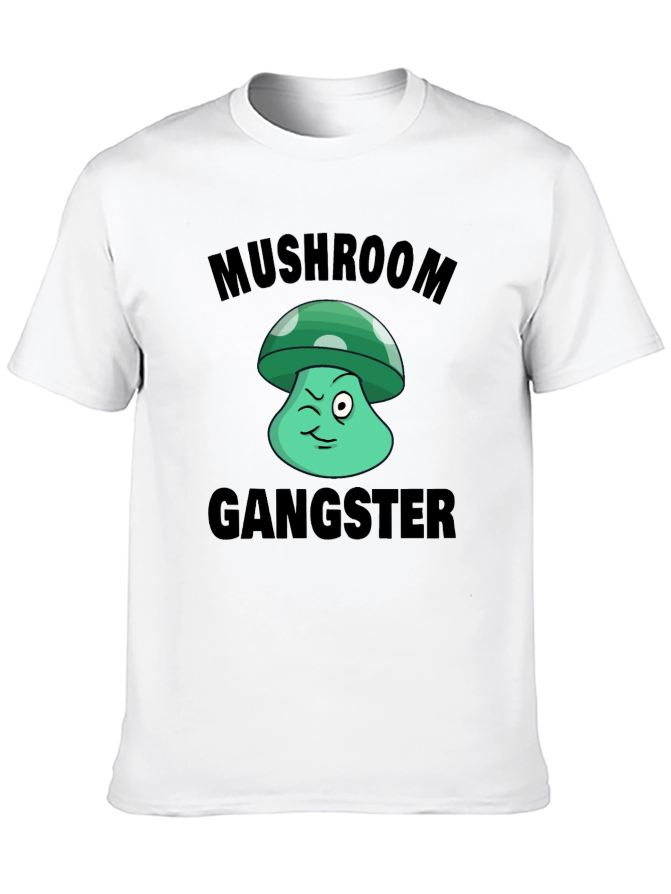 Mushroom Gangster Graphic T-Shirt