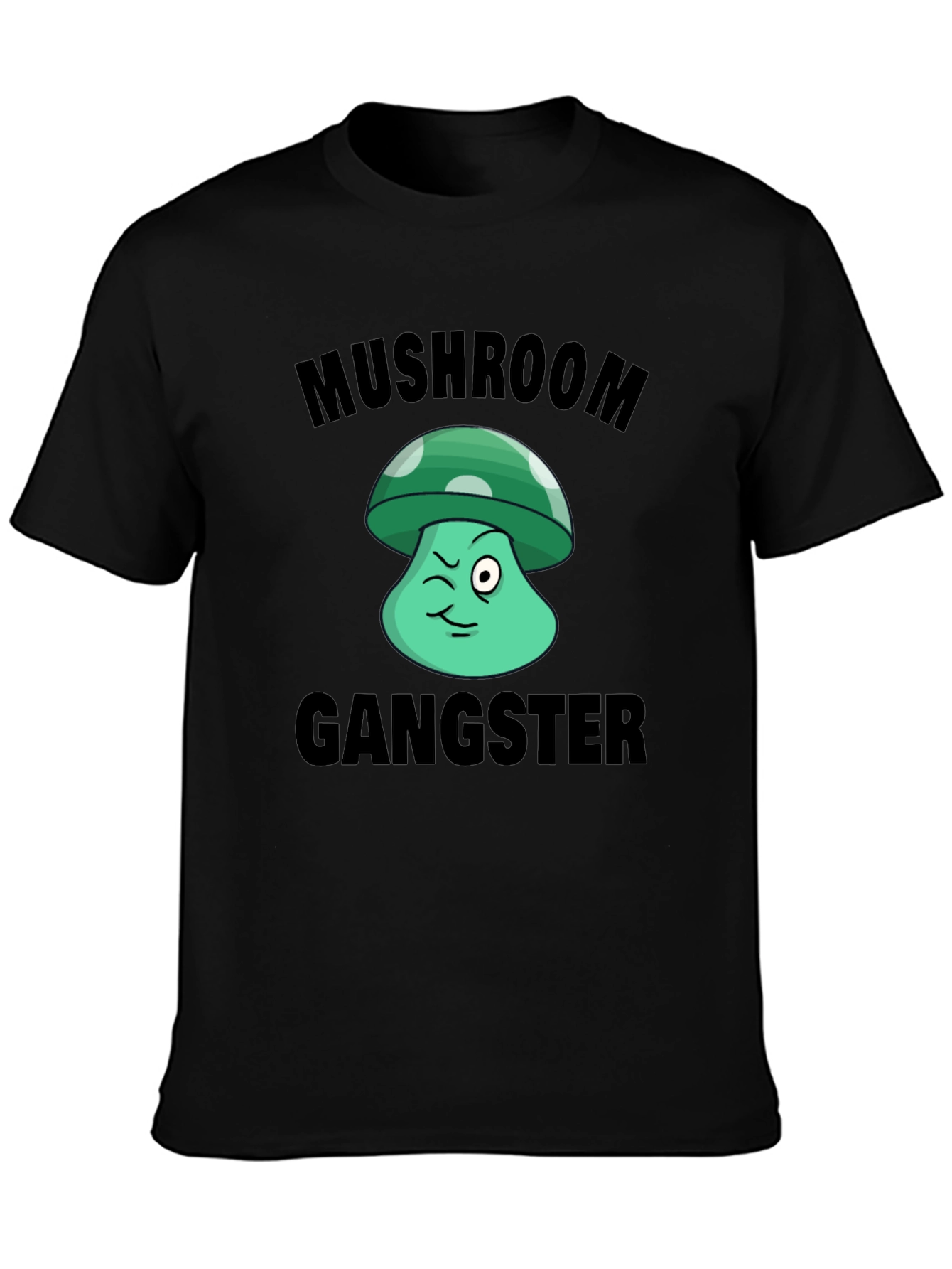 Mushroom Gangster Graphic T-Shirt