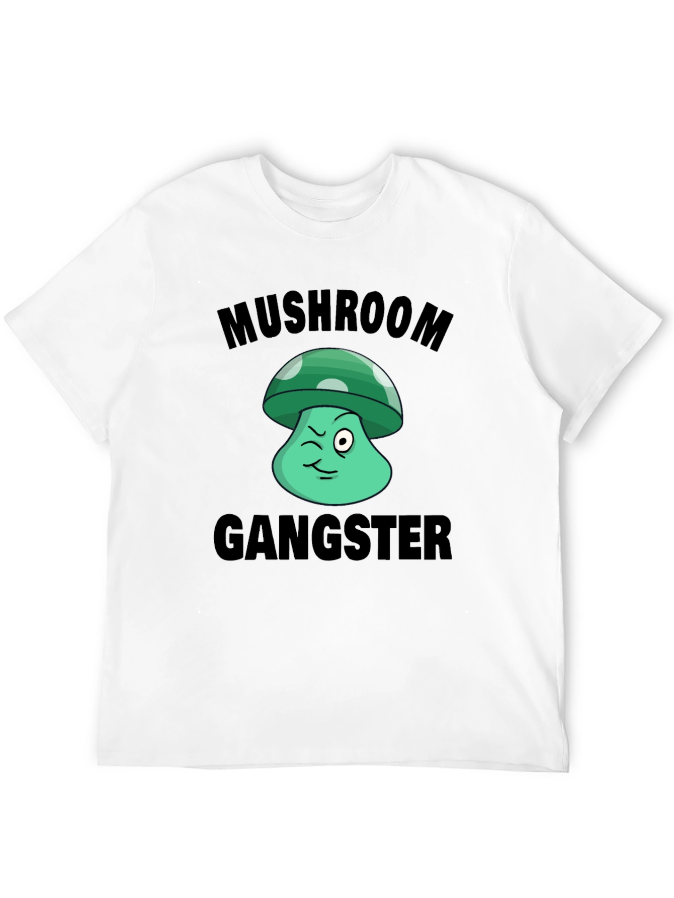 Mushroom Gangster Graphic T-Shirt