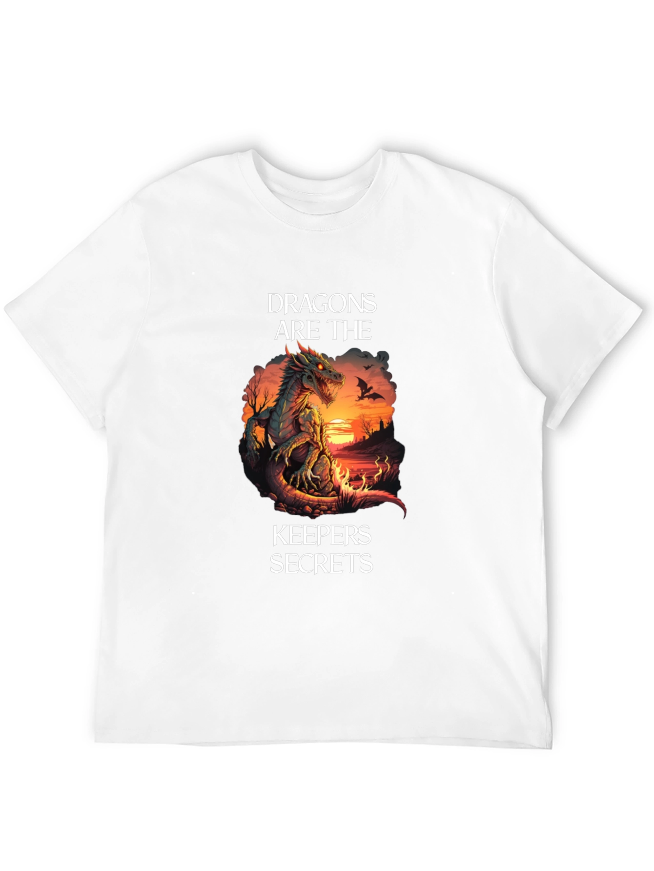 Dragons Are The Keepers Secrets Graphic T-Shirt