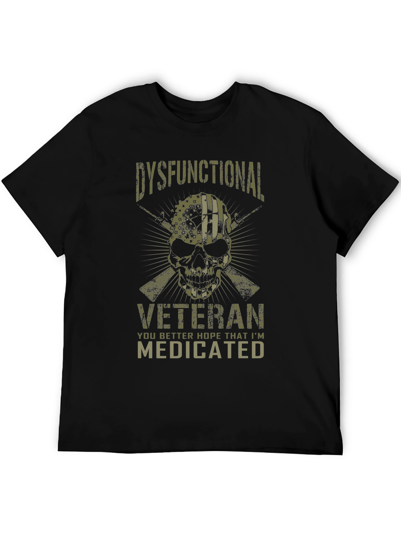 Dysfunctional Veteran Medicated Graphic Tee