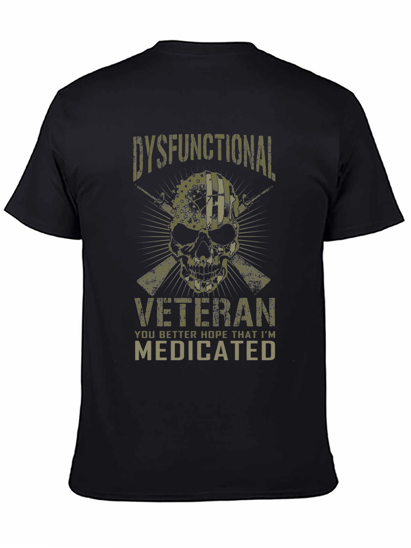 Dysfunctional Veteran Medicated Graphic Tee