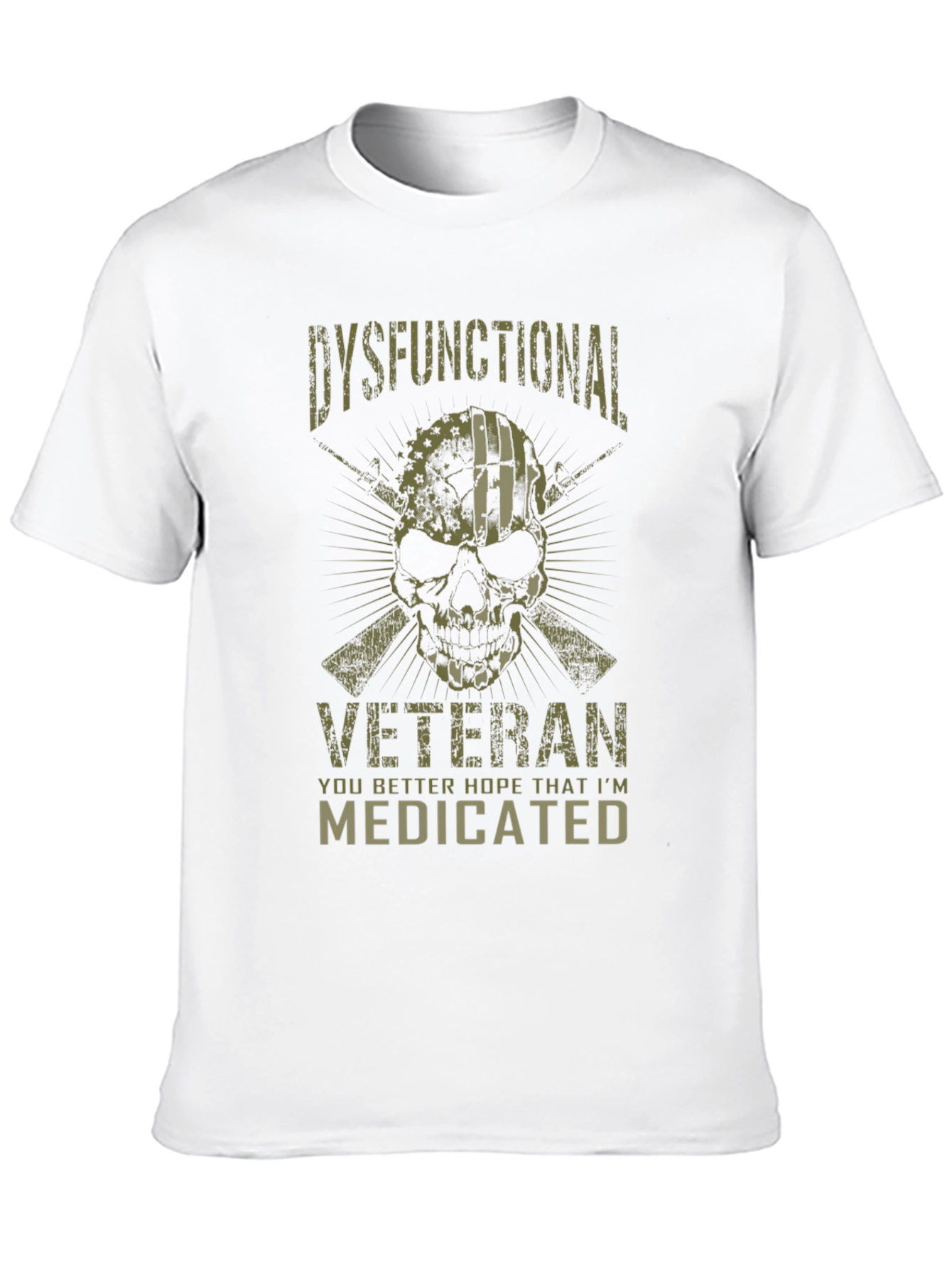 Dysfunctional Veteran Medicated Graphic Tee